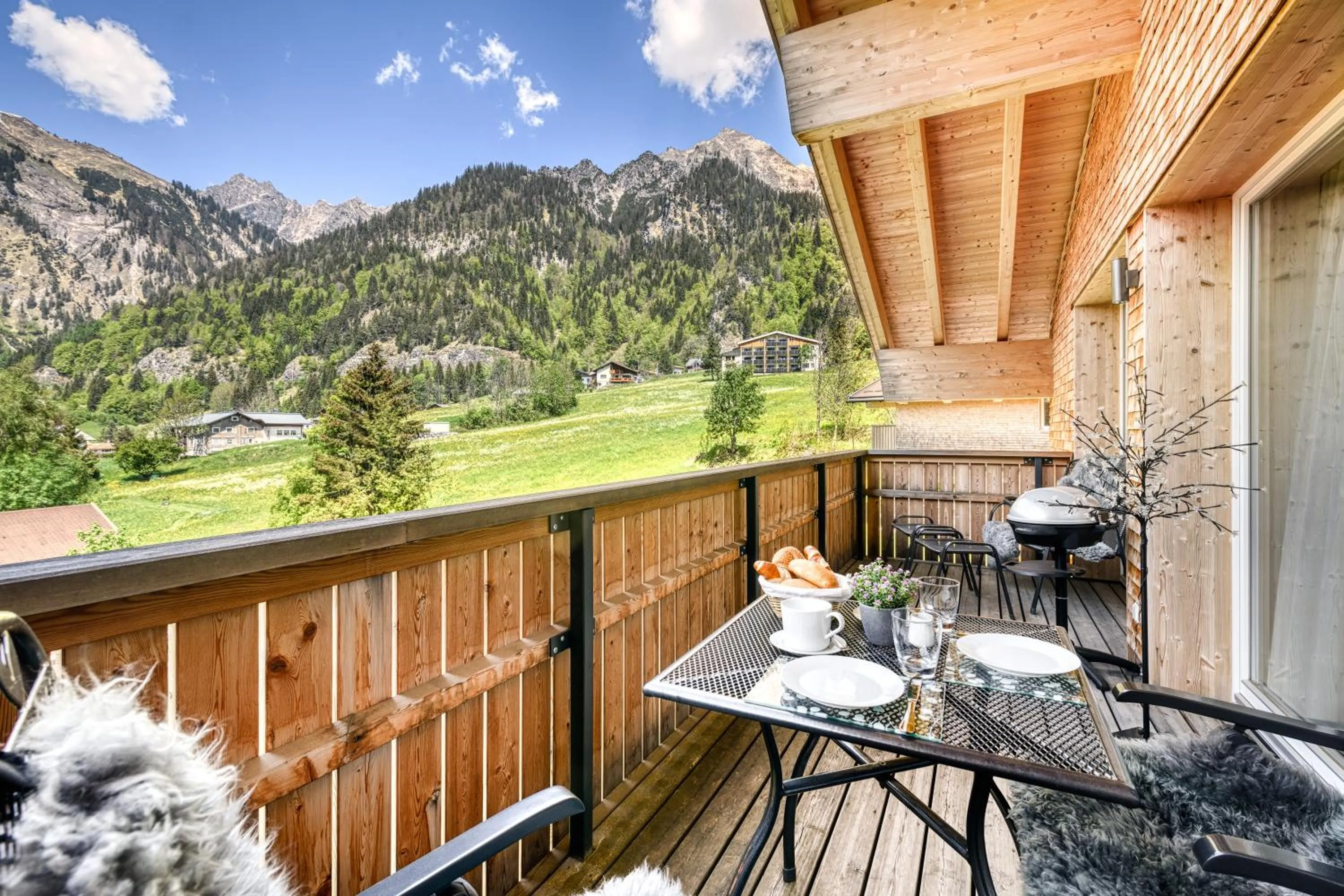 Balcony/Terrace in Arlberg Chalets