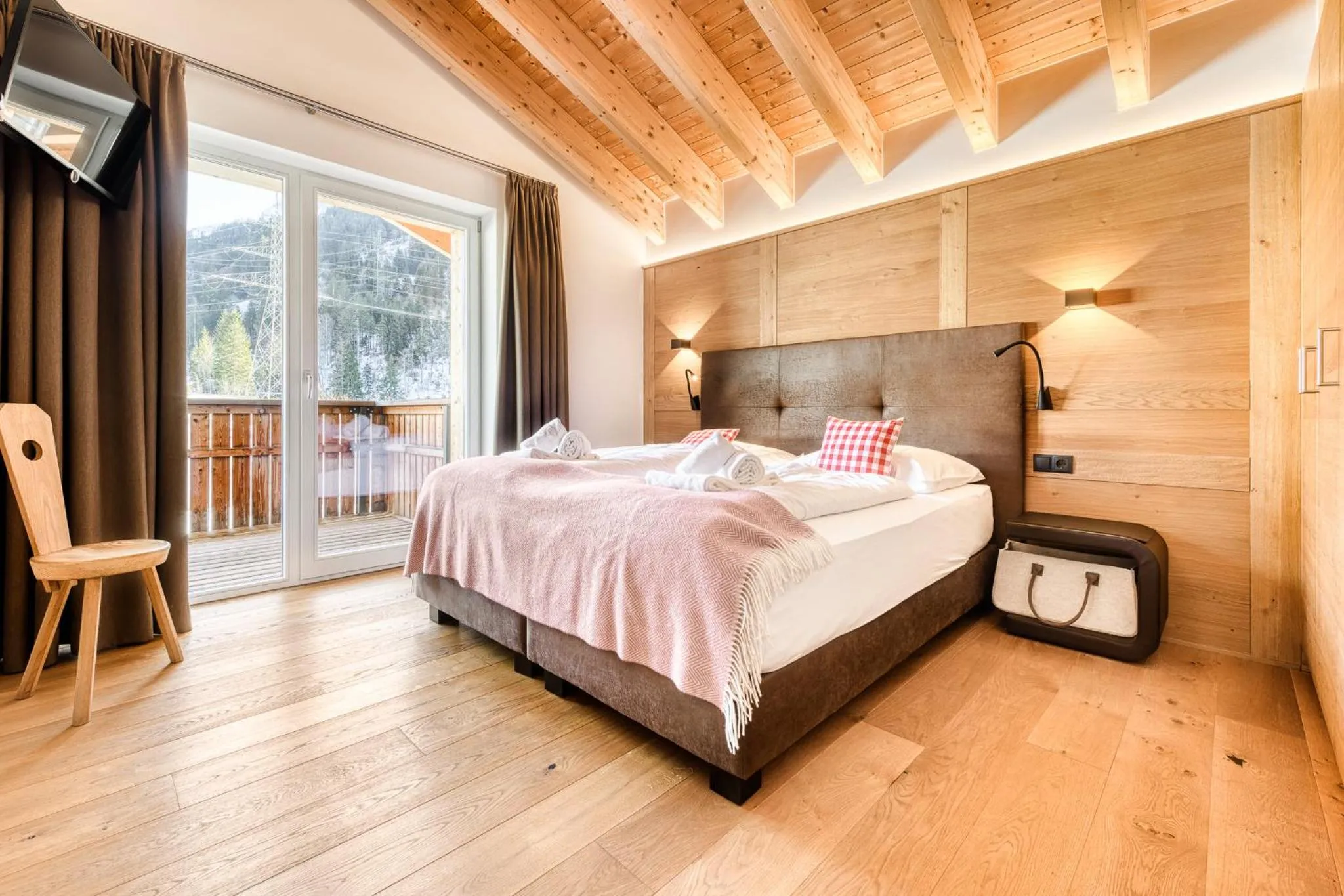 Bed in Arlberg Chalets