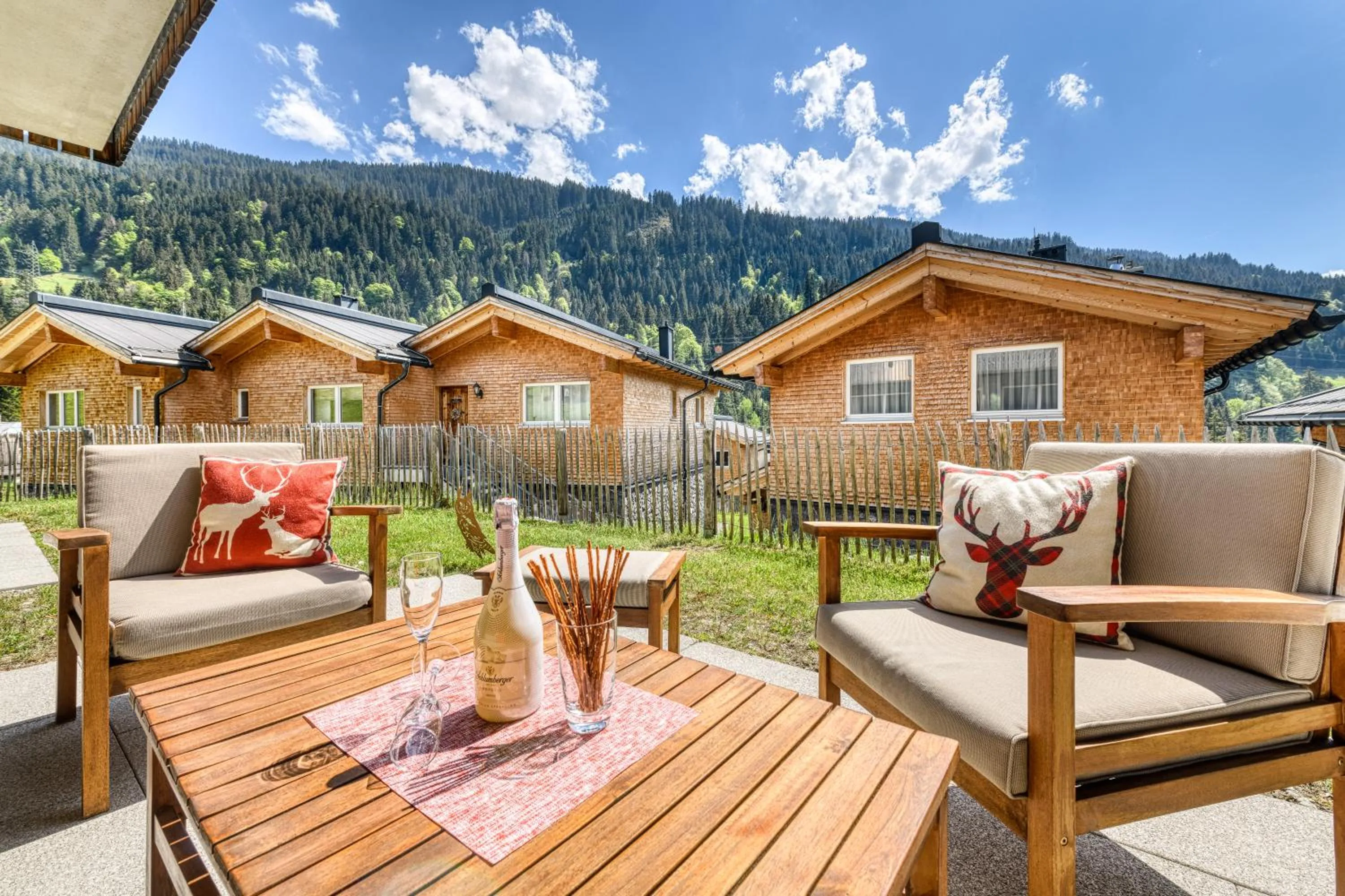 Balcony/Terrace in Arlberg Chalets