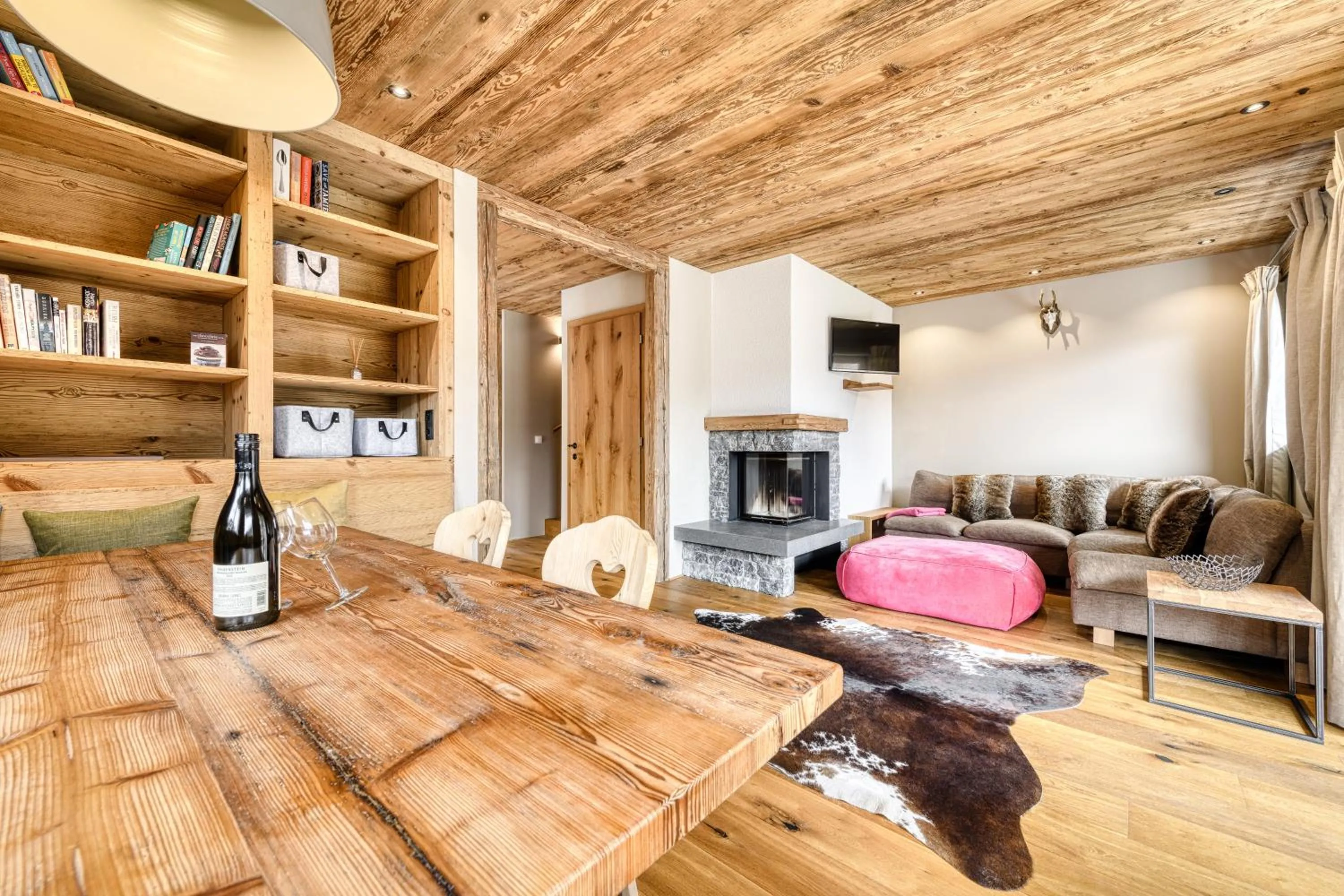 Living room in Arlberg Chalets