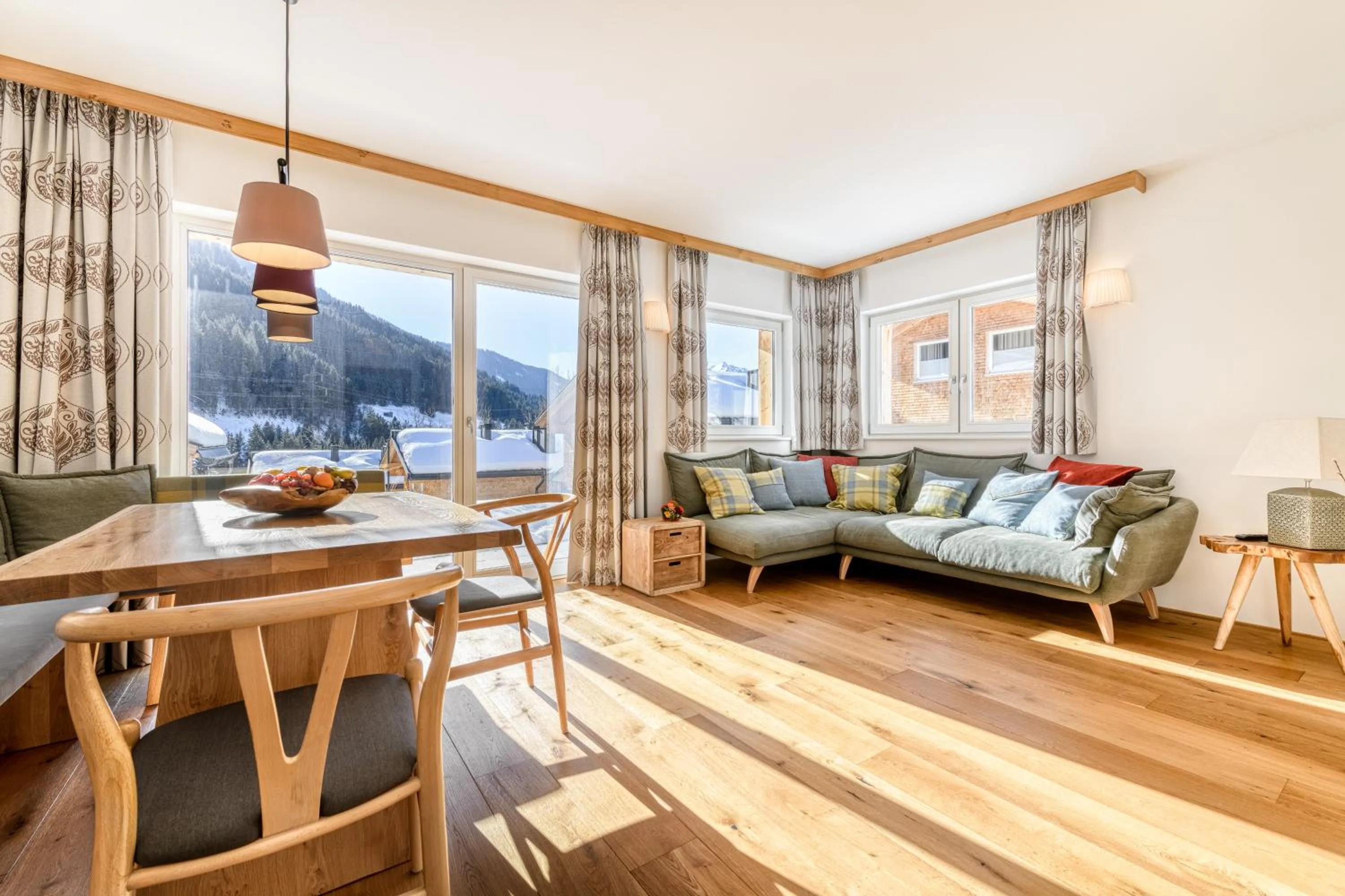 Living room in Arlberg Chalets