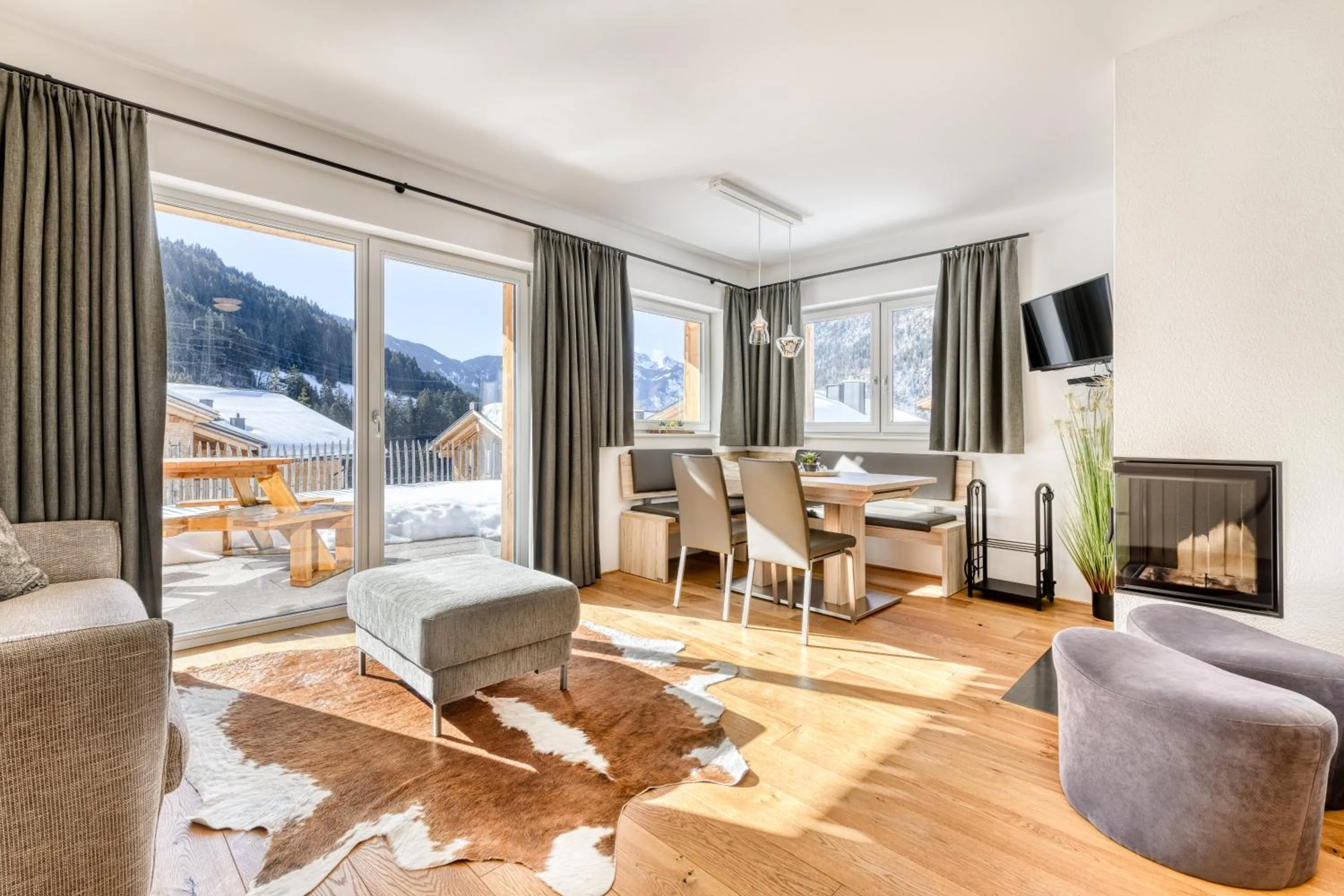 Living room in Arlberg Chalets