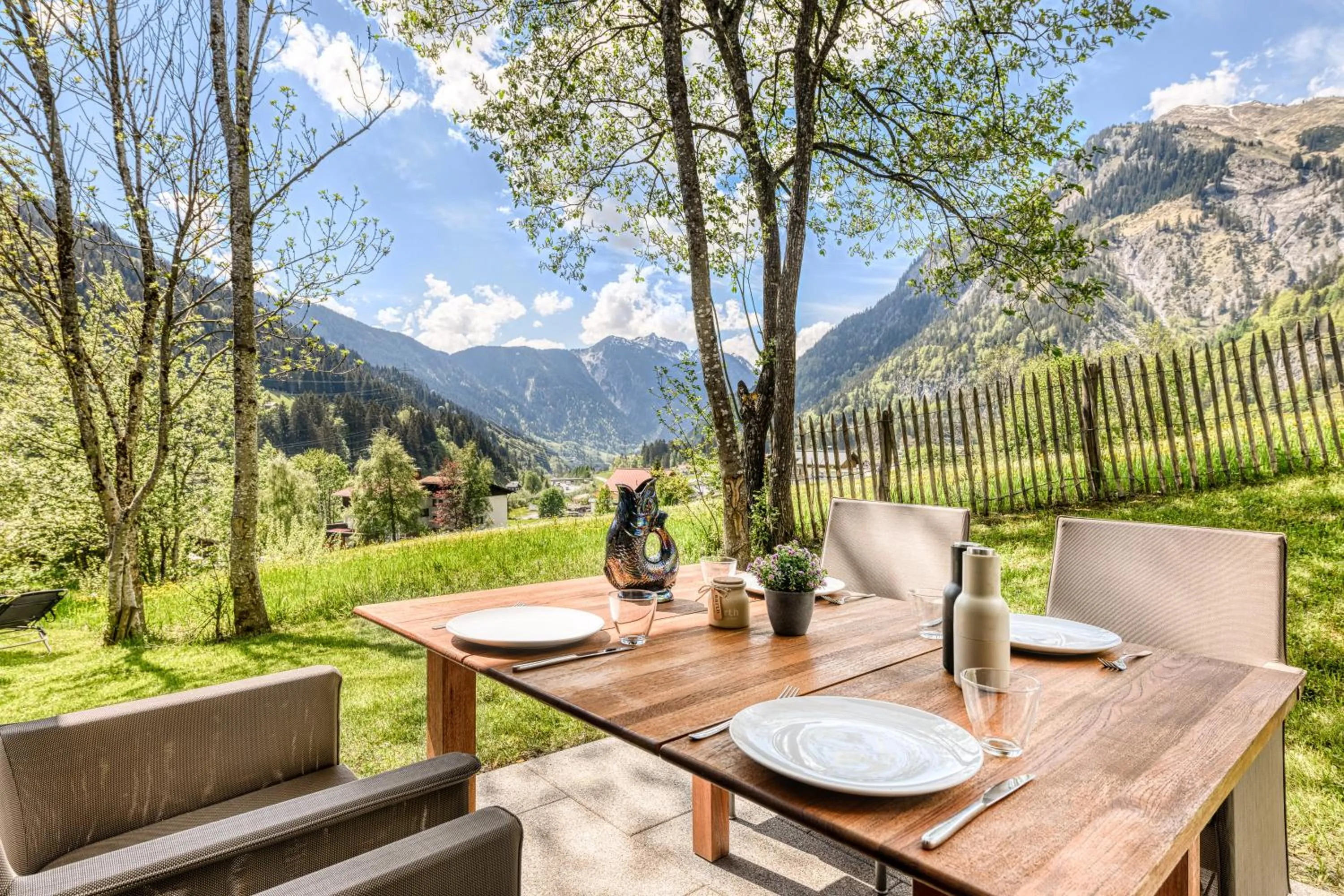 Balcony/Terrace in Arlberg Chalets