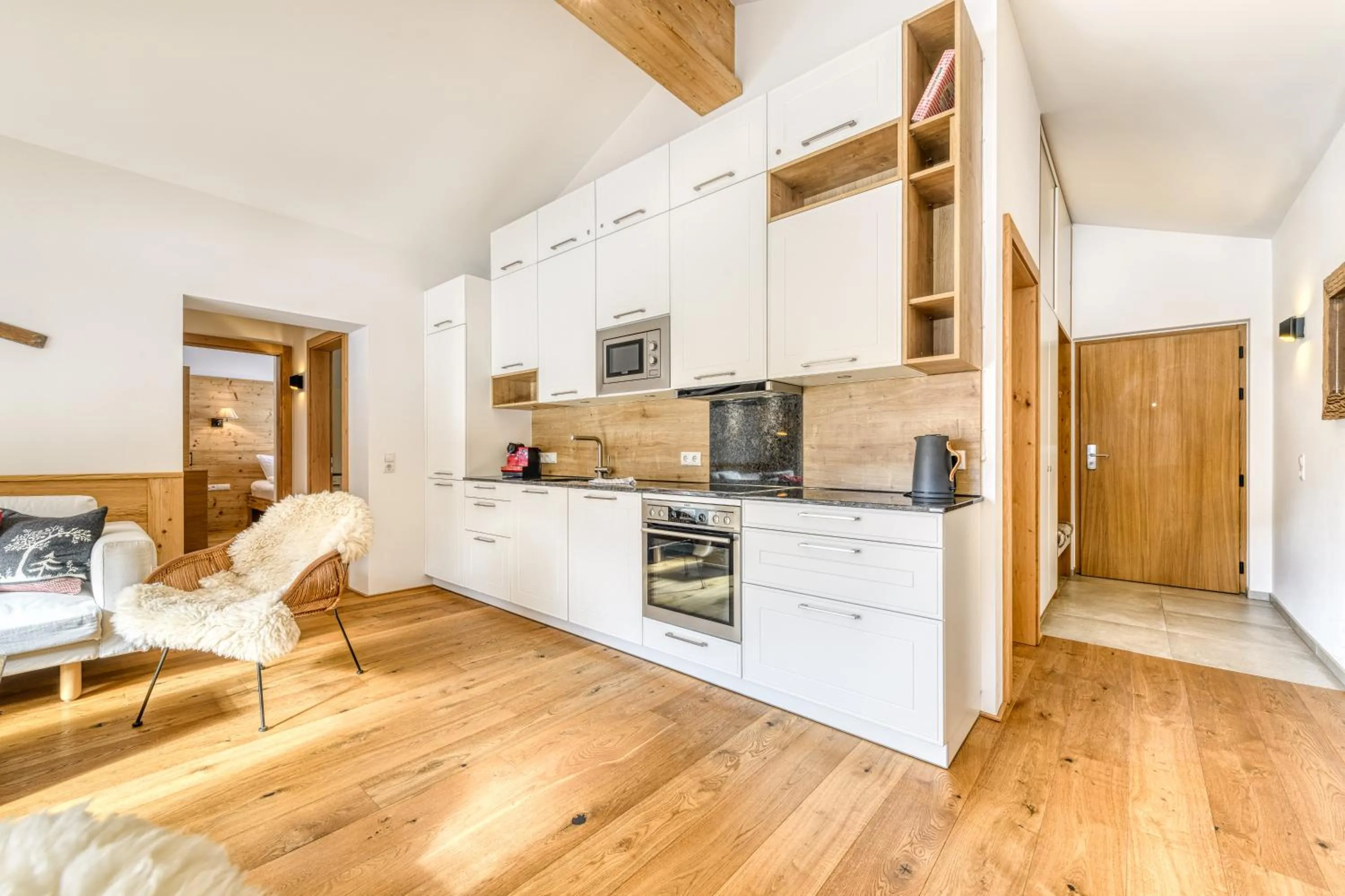 Kitchen or kitchenette in Arlberg Chalets