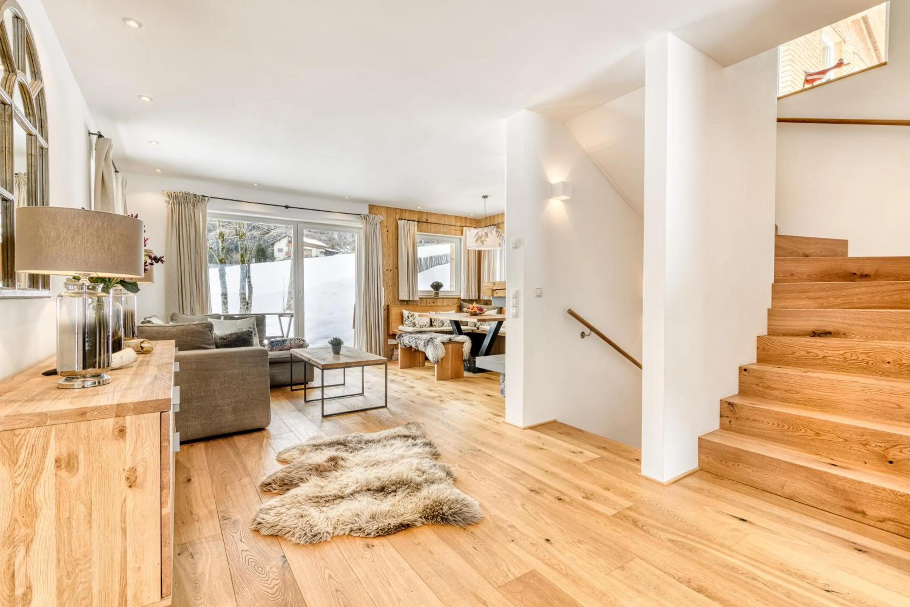 Living room in Arlberg Chalets