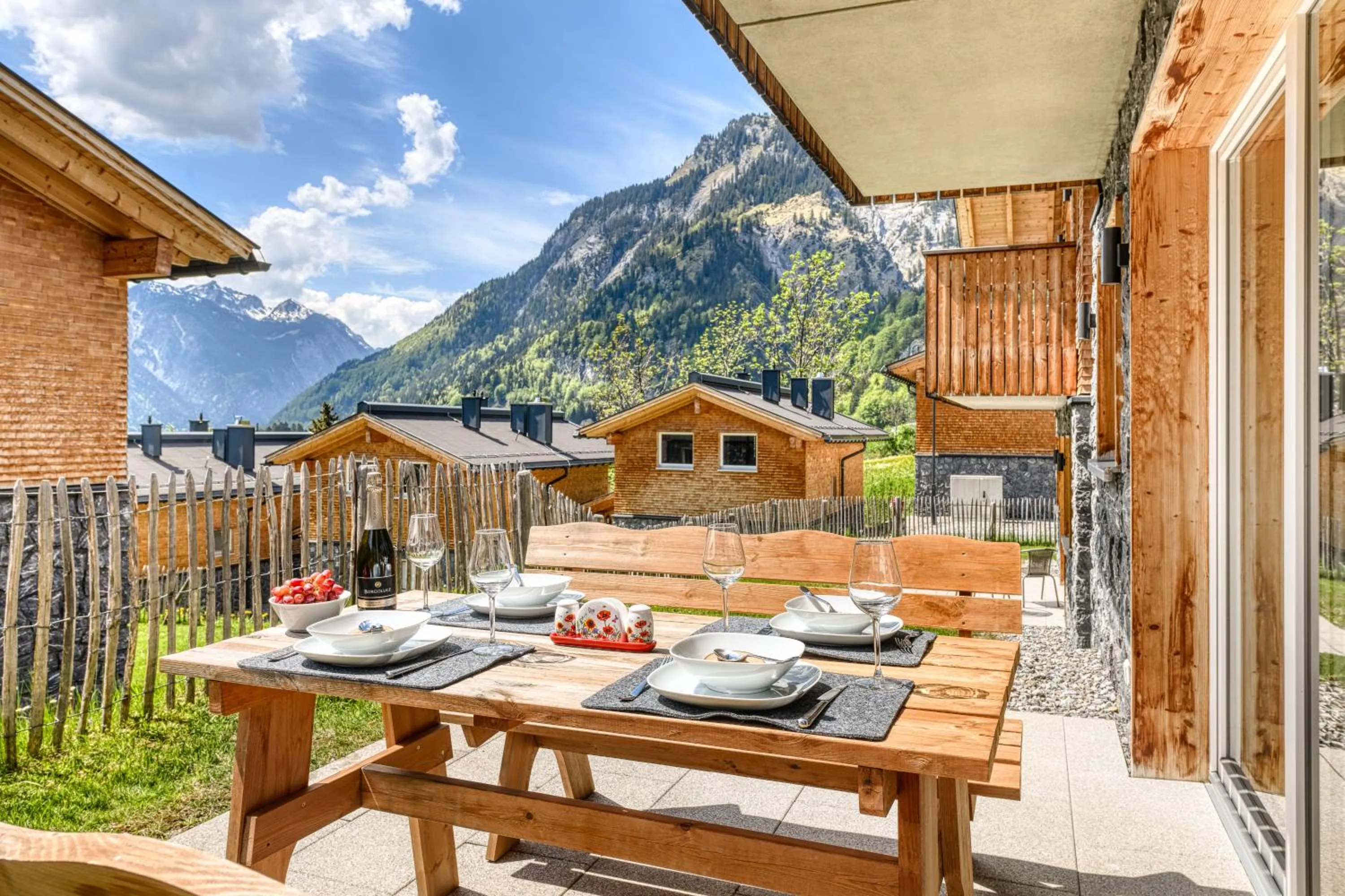 Balcony/Terrace in Arlberg Chalets