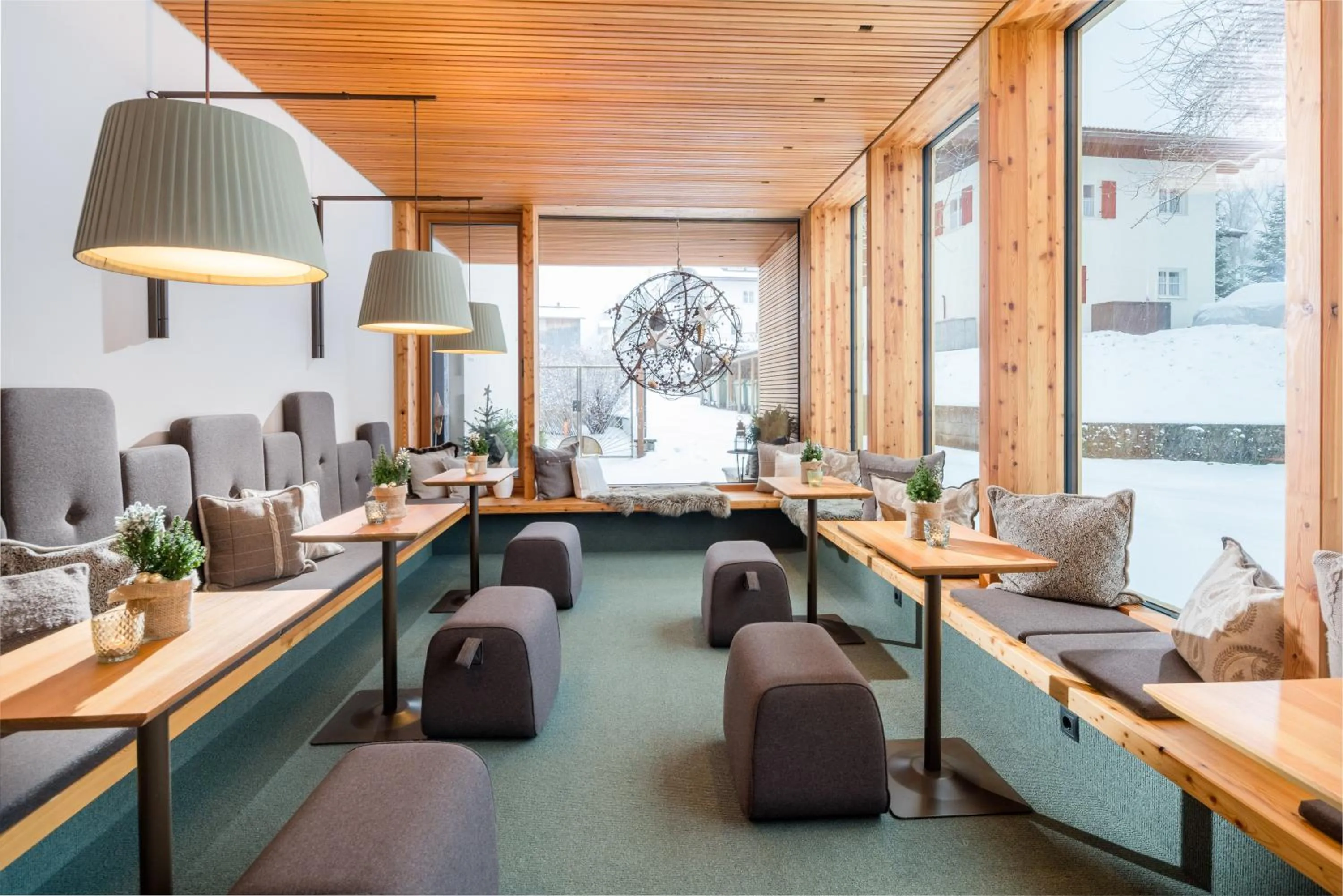 Seating area in Hotel Sonne