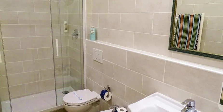 Toilet in Hotel Santo Stefano