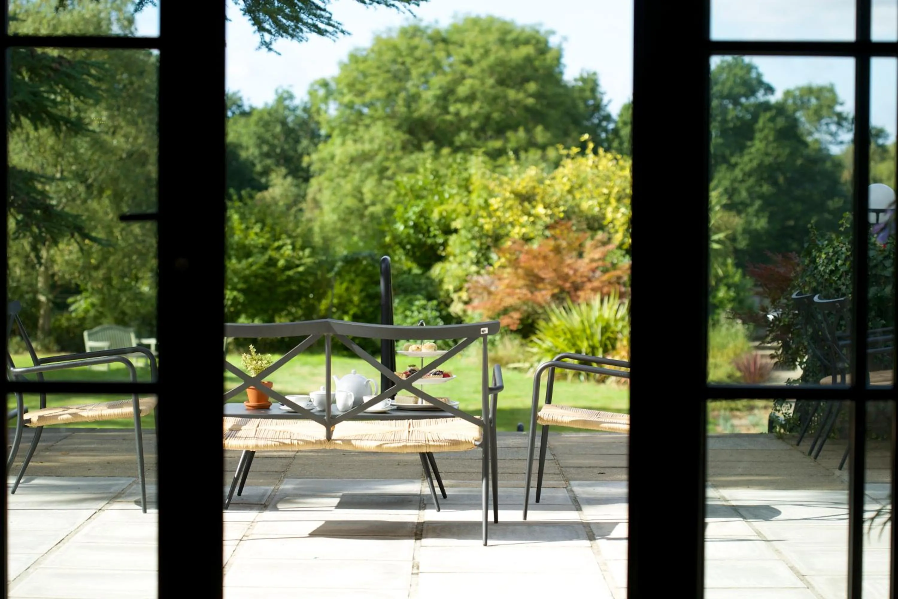 Balcony/Terrace in The Manor at Sway – Hotel, Restaurant and Gardens