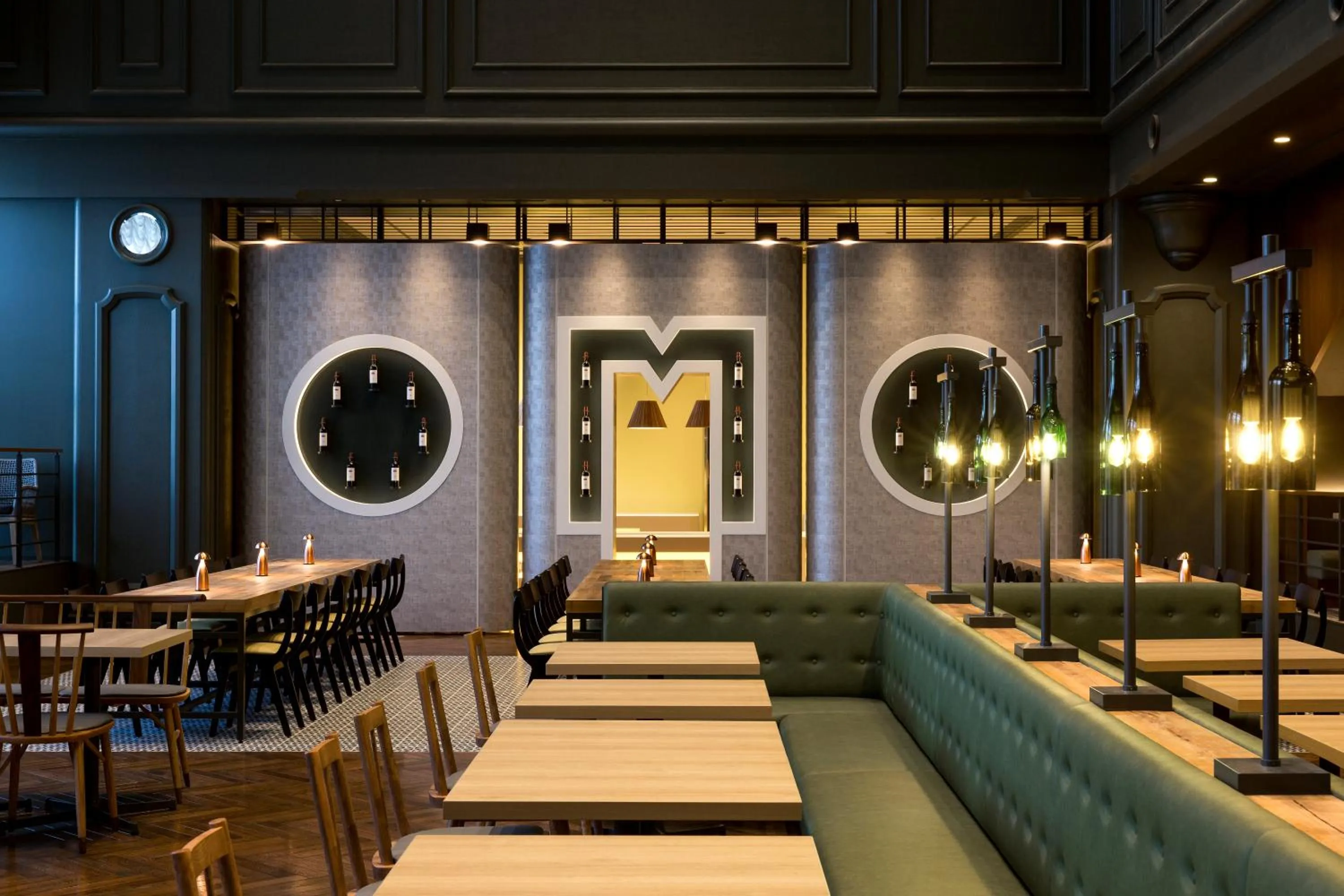 Lounge or bar in OMO7 Asahikawa by Hoshino Resorts