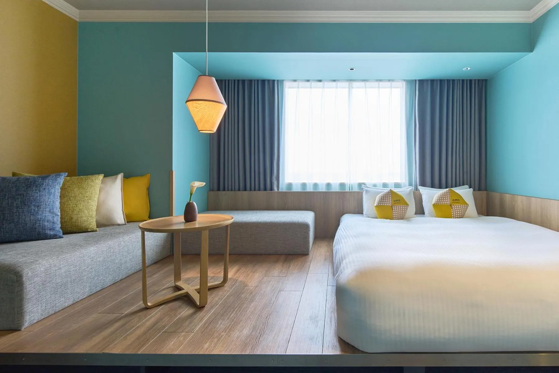 Photo of the whole room, Bed in OMO7 Asahikawa by Hoshino Resorts