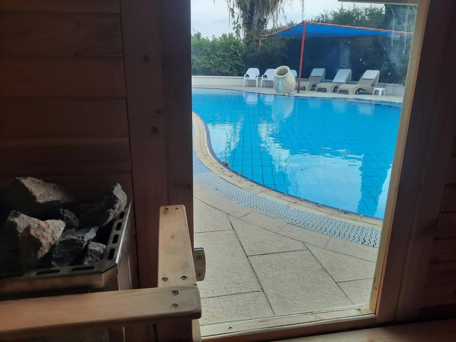 Swimming pool in Arbel Guest House Shavit Family
