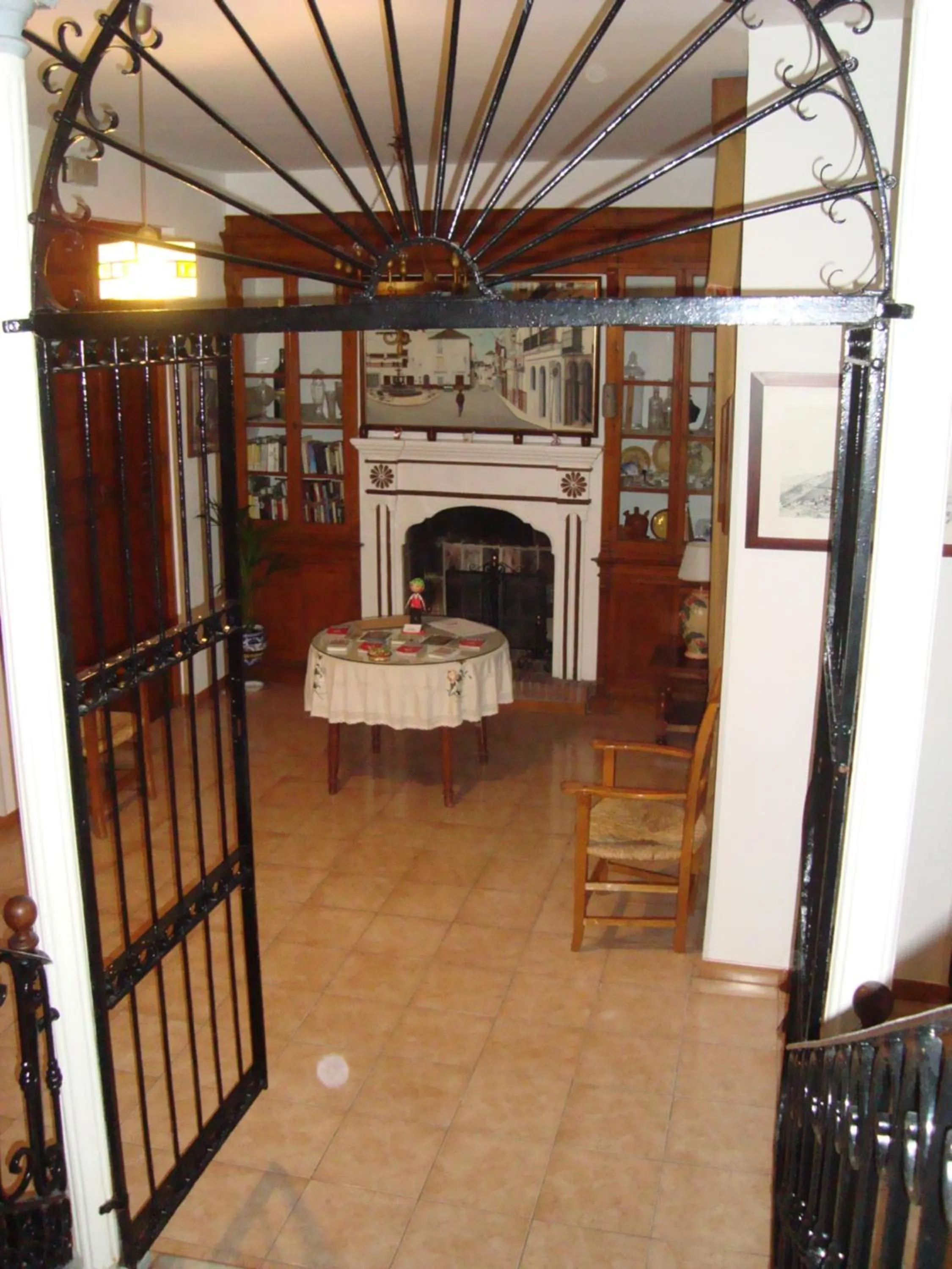 Lobby or reception in Hostal Durán
