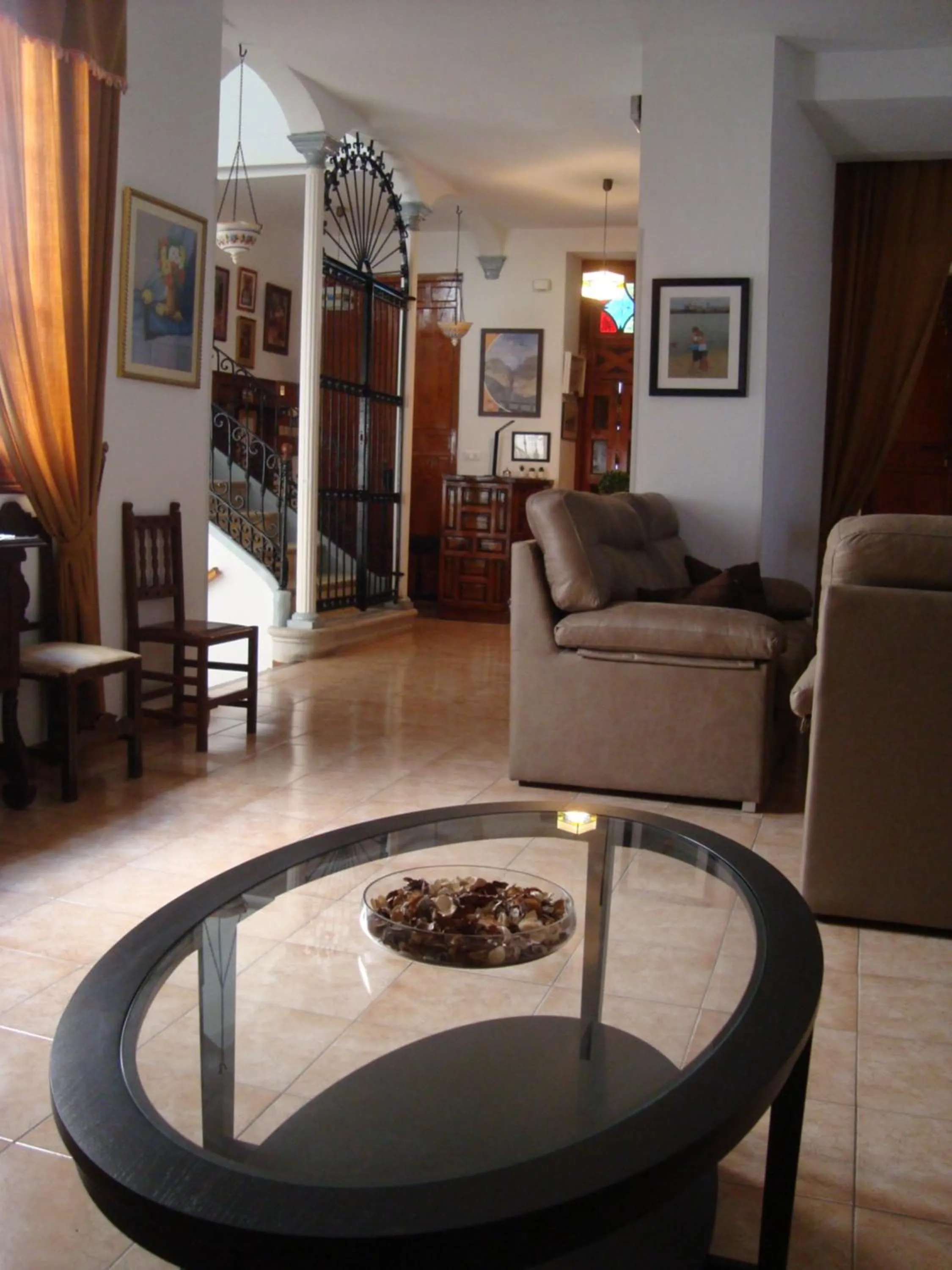 Living room in Hostal Durán