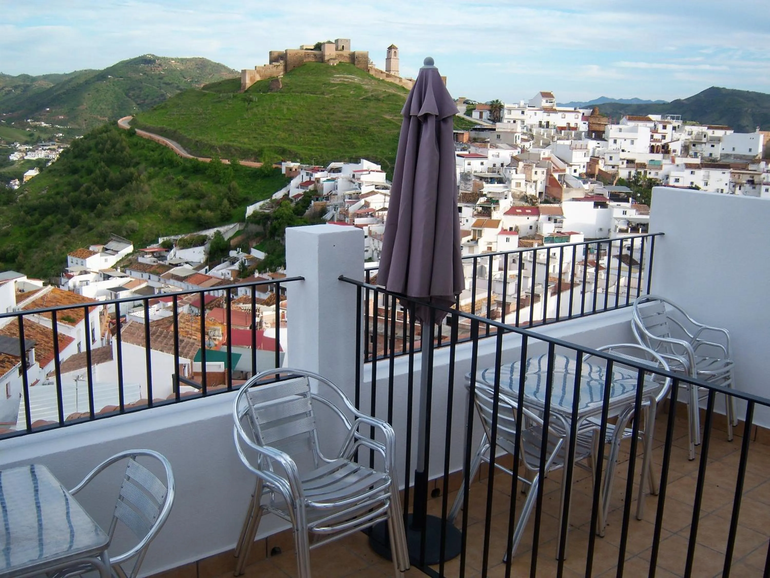 Balcony/Terrace in Hostal Durán