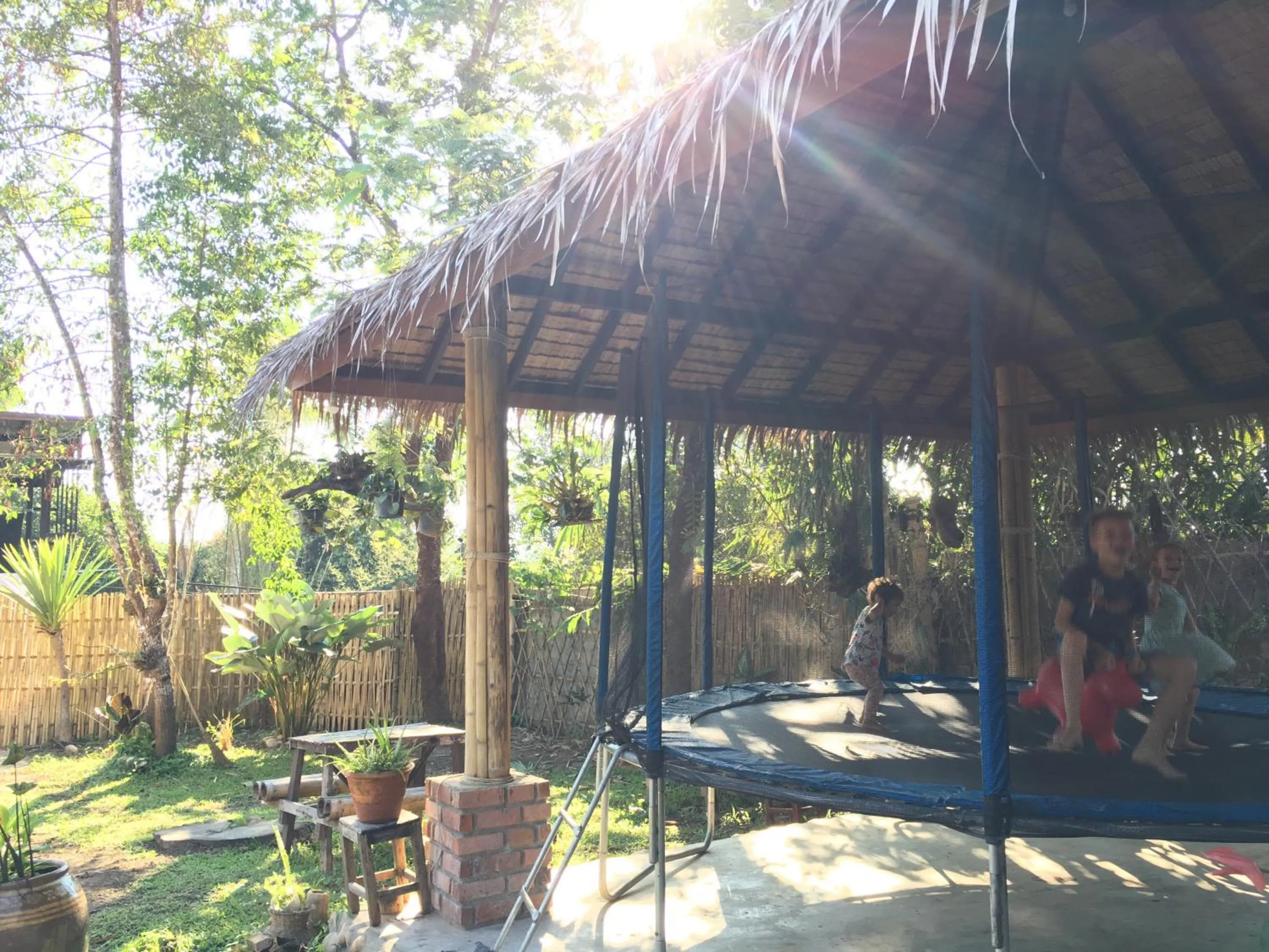 Garden view in Kingfisher House