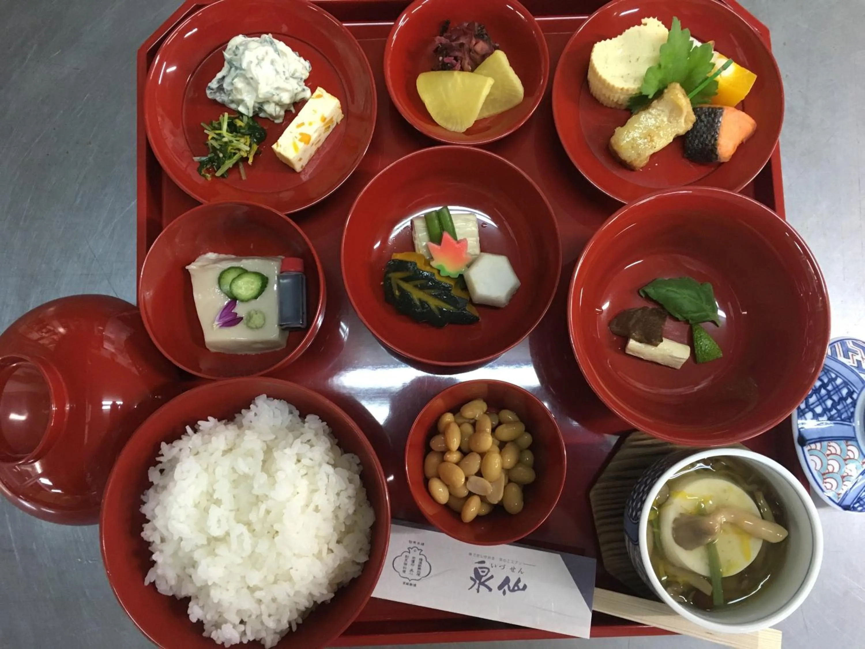 Breakfast in Machiya Kaemon