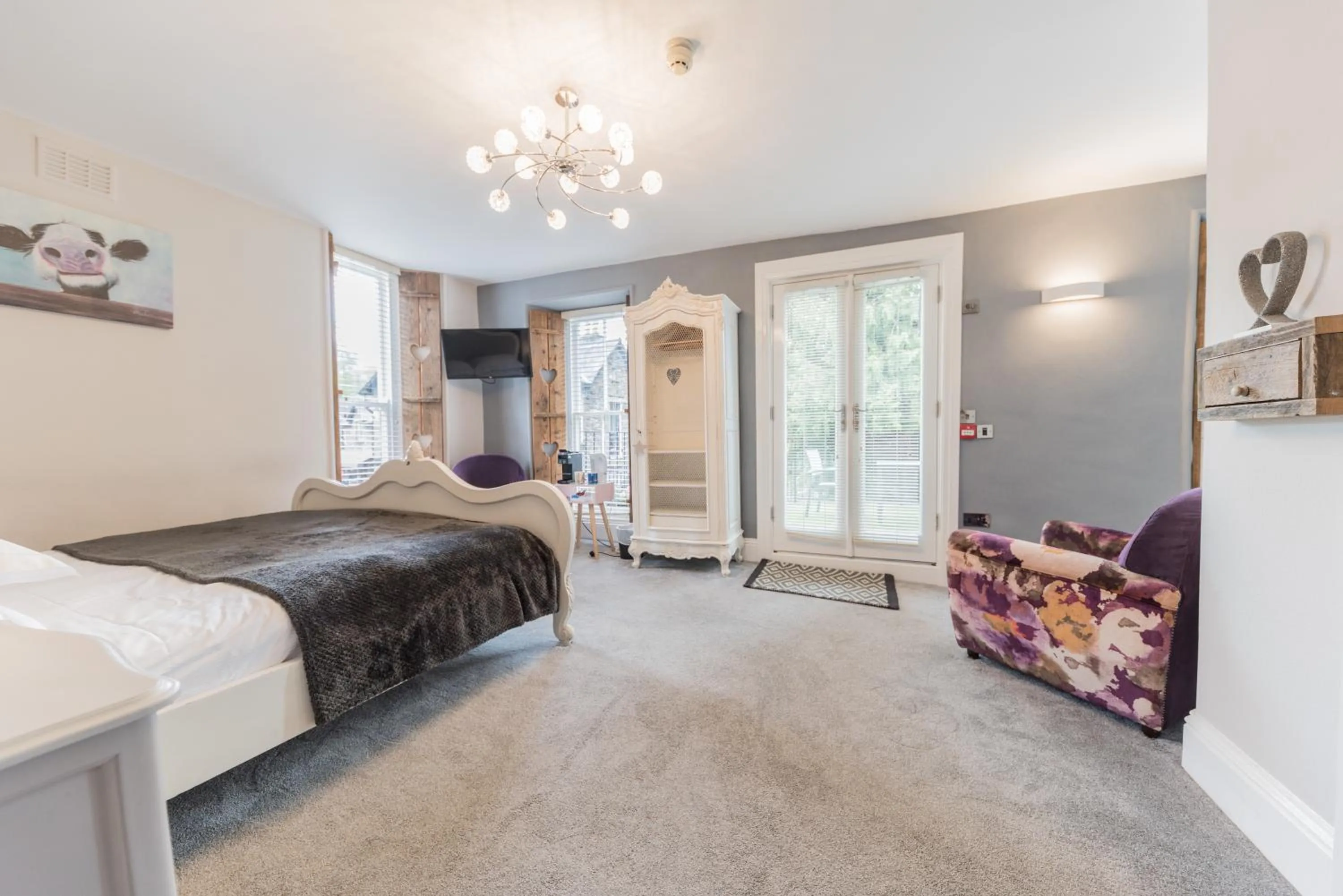 Bedroom, Bed in Heidi's Grasmere Lodge