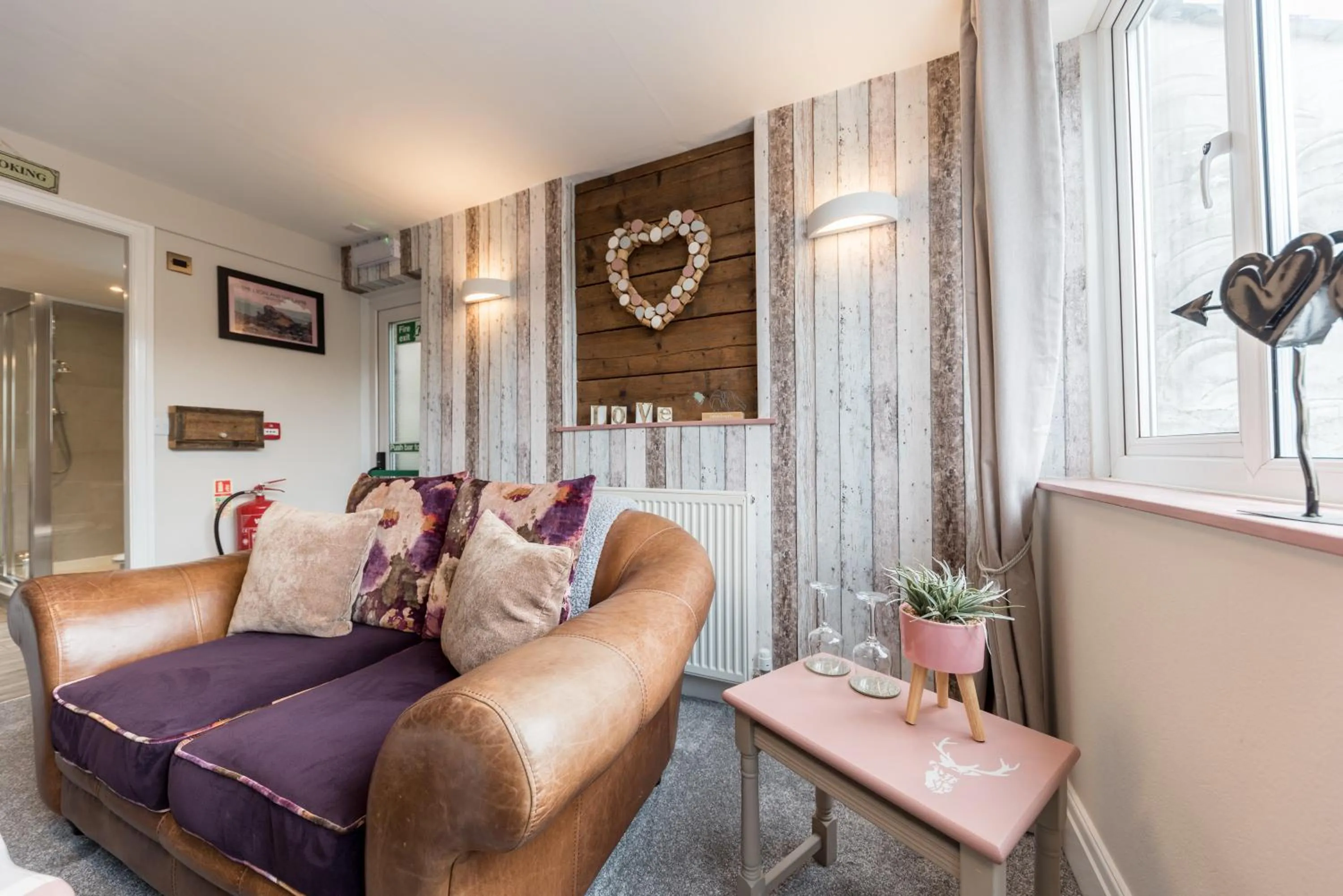 Living room in Heidi's Grasmere Lodge