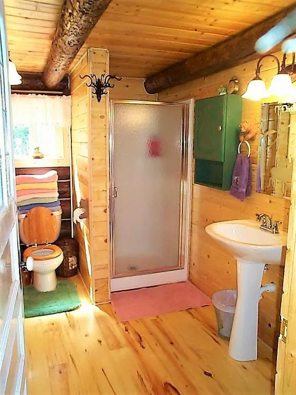 Bathroom in Grandpa's Cabin