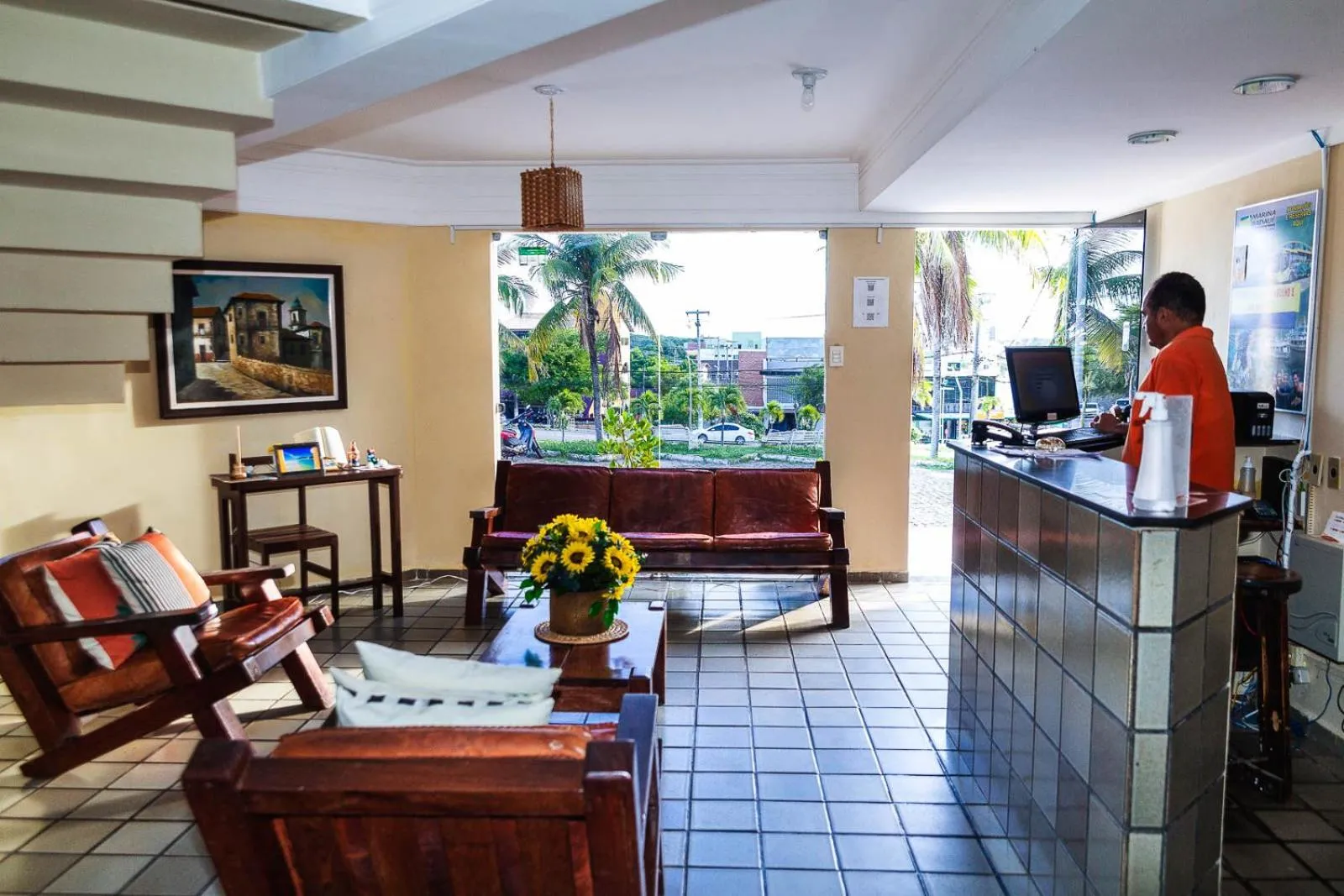 Lobby or reception in GB Hoteis Natal