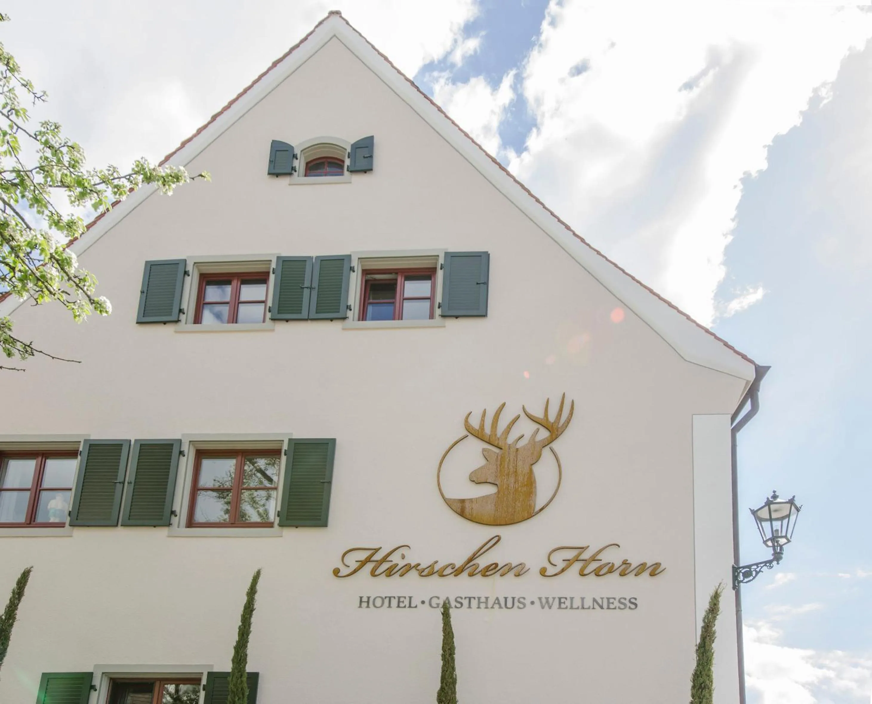 Facade/entrance in Historisches Gasthaus Hotel Hirschen Horn