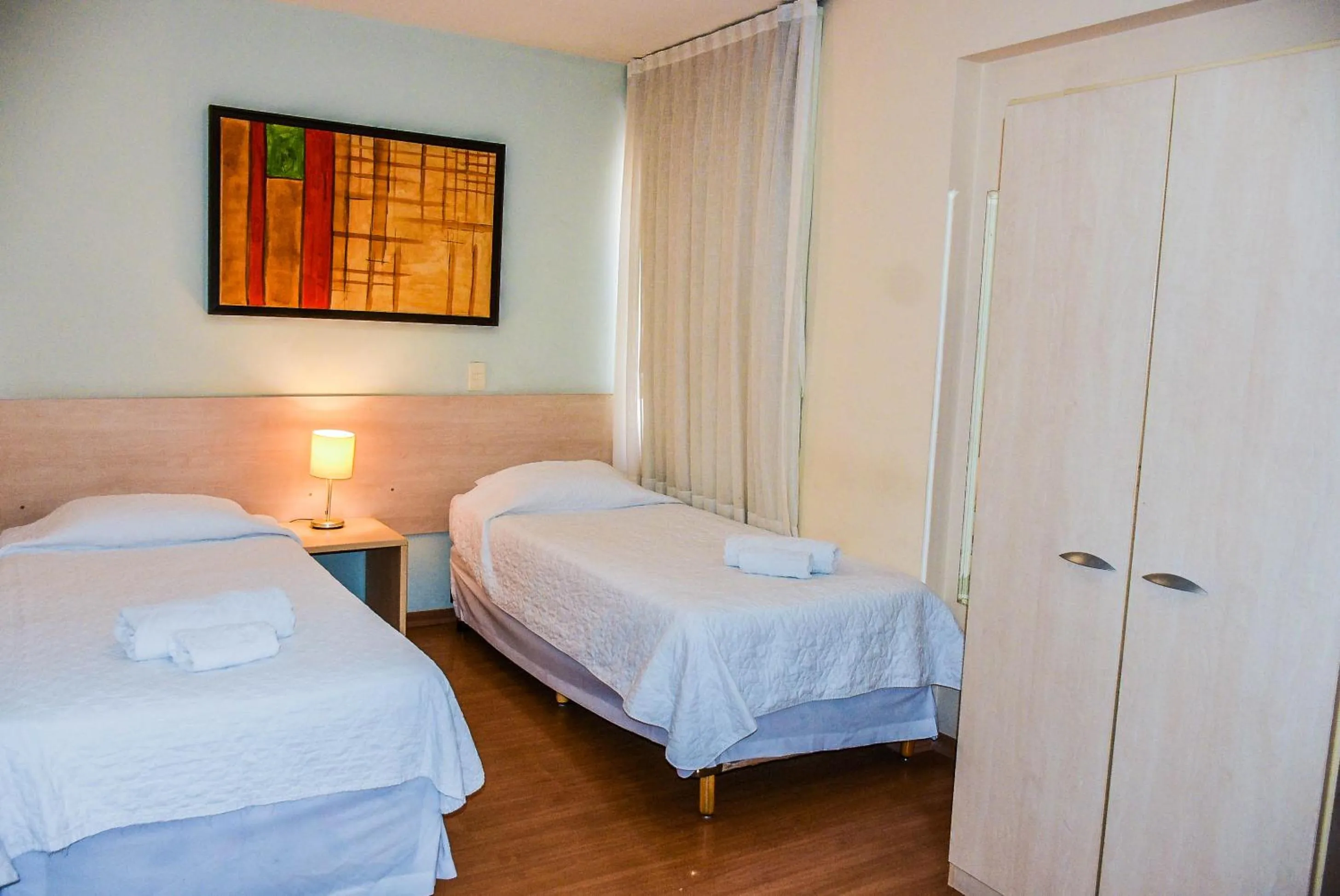 Bed in Mont Blanc Apart Hotel Nova Iguaçu