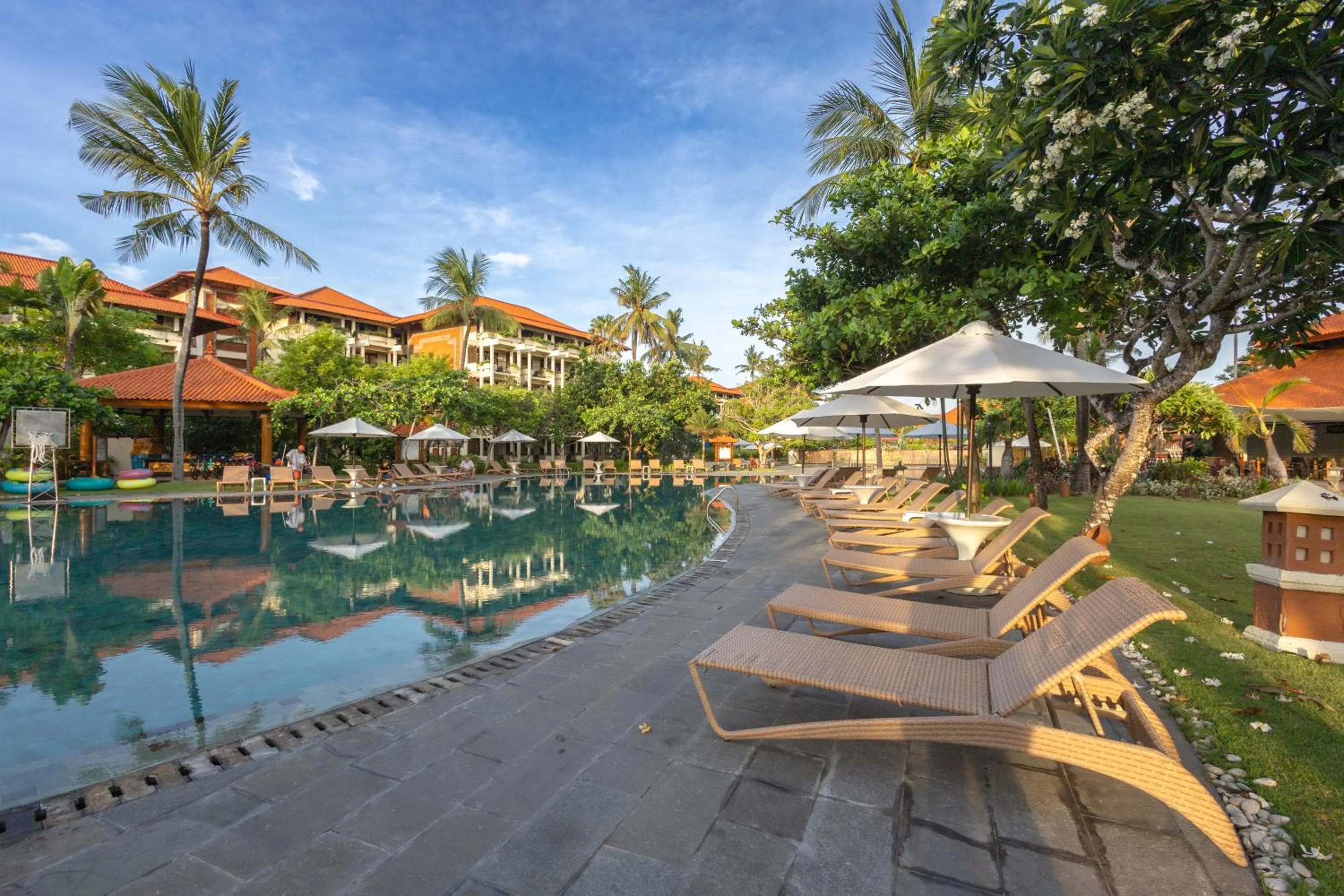 Swimming pool in Ayodya Resort Bali