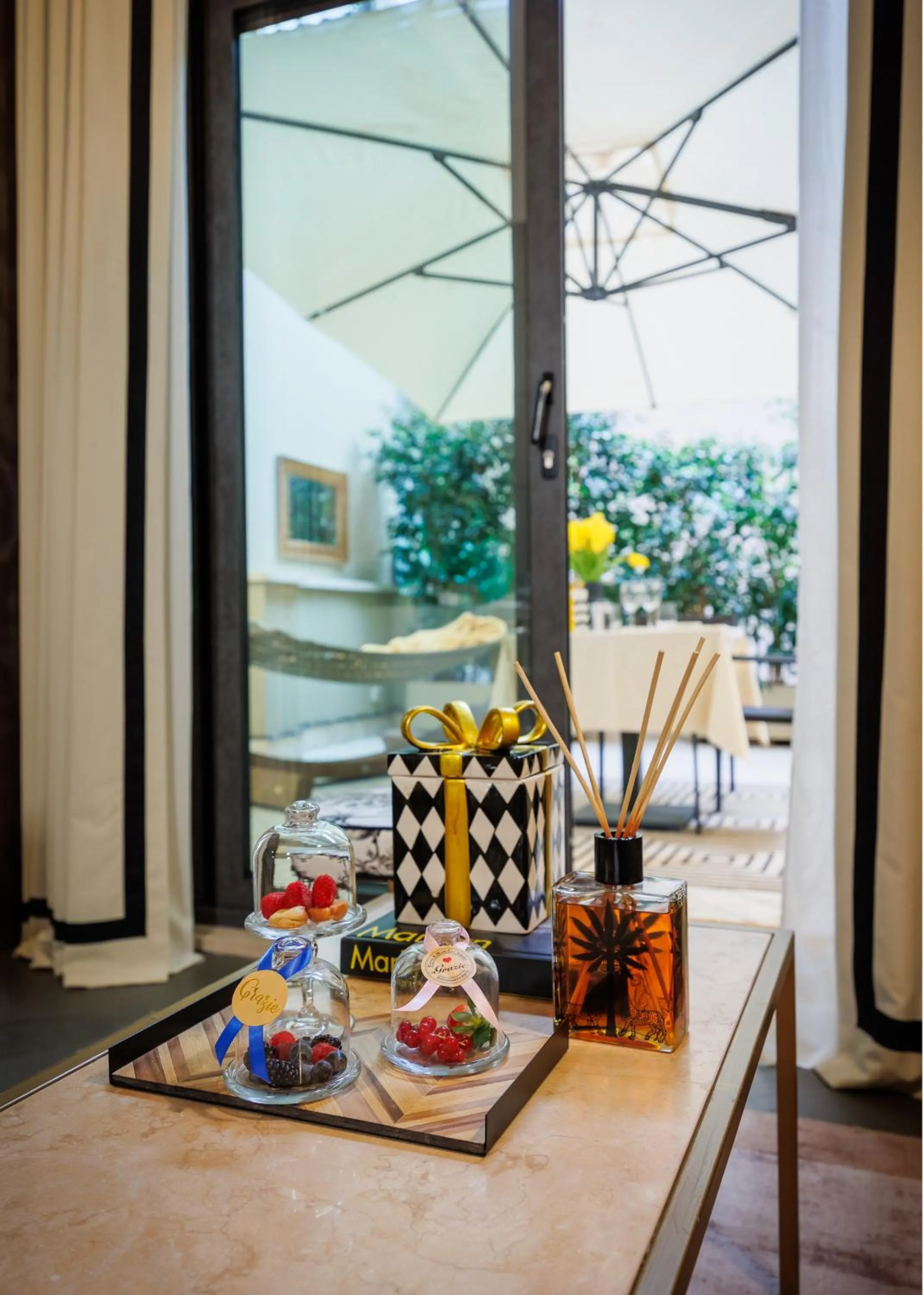 Dining area in Singer Palace Hotel Roma