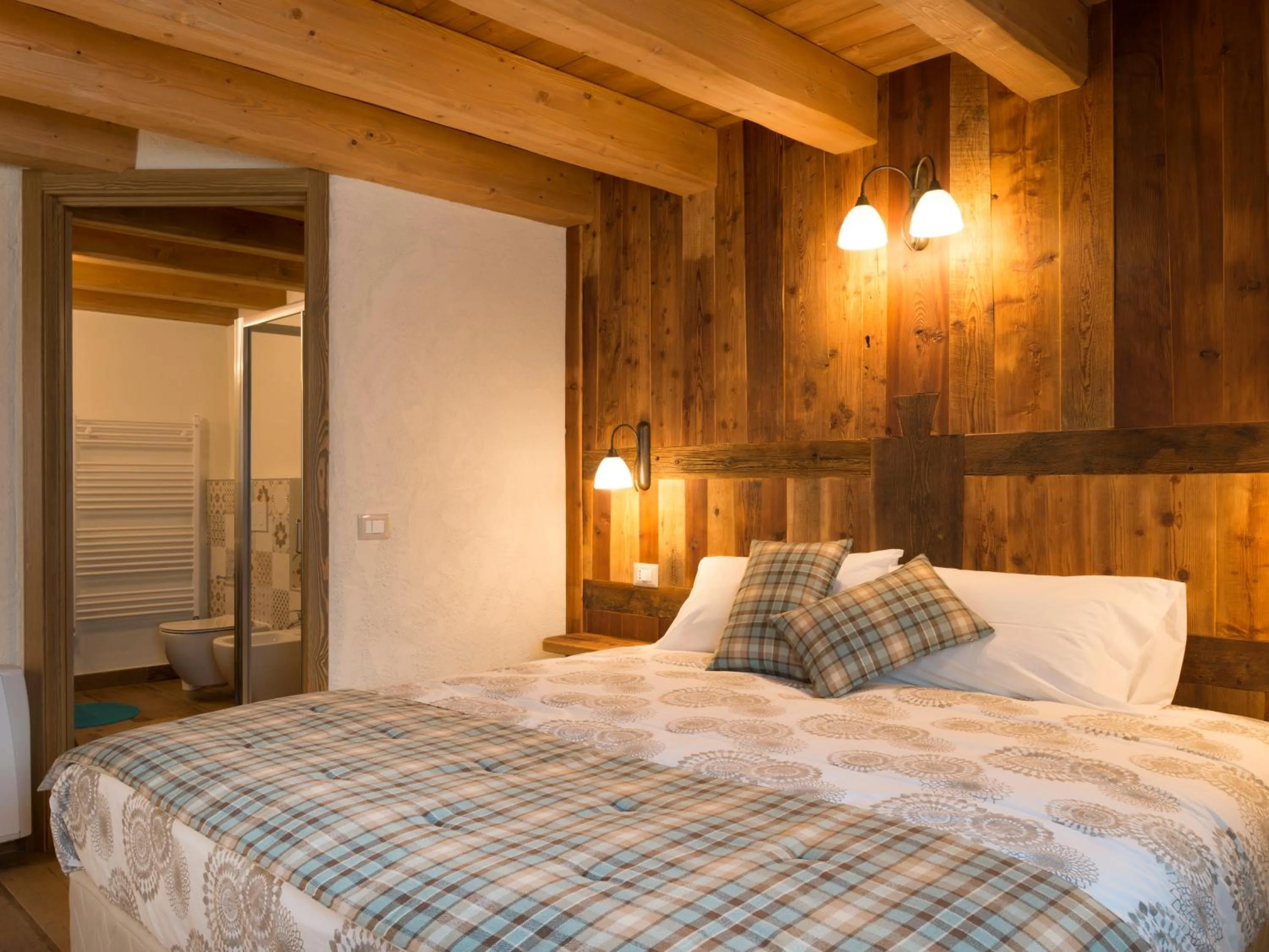 Bed in Chambres d'hôtes La Moraine Enchantée