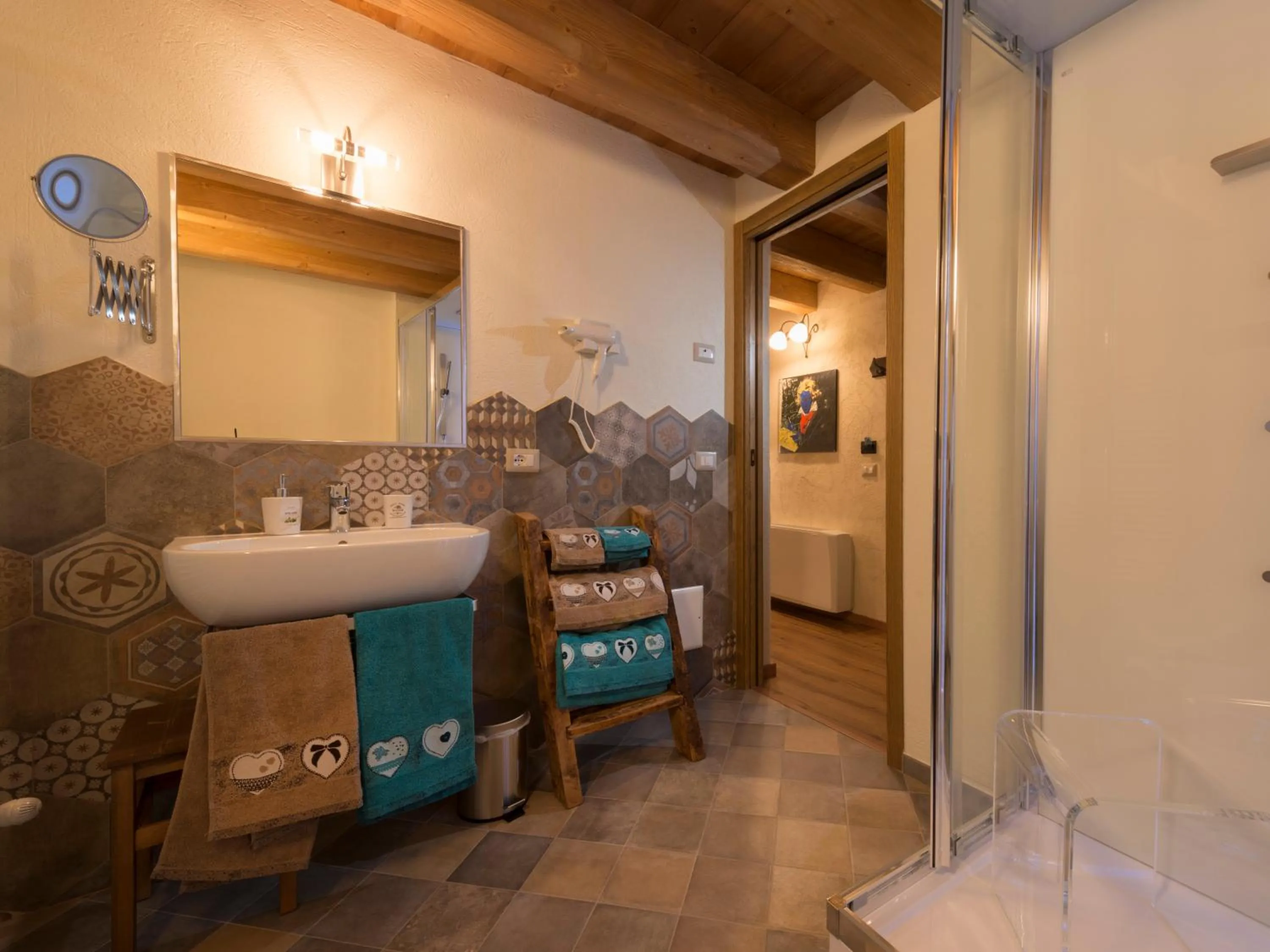 Bathroom in Chambres d'hôtes La Moraine Enchantée