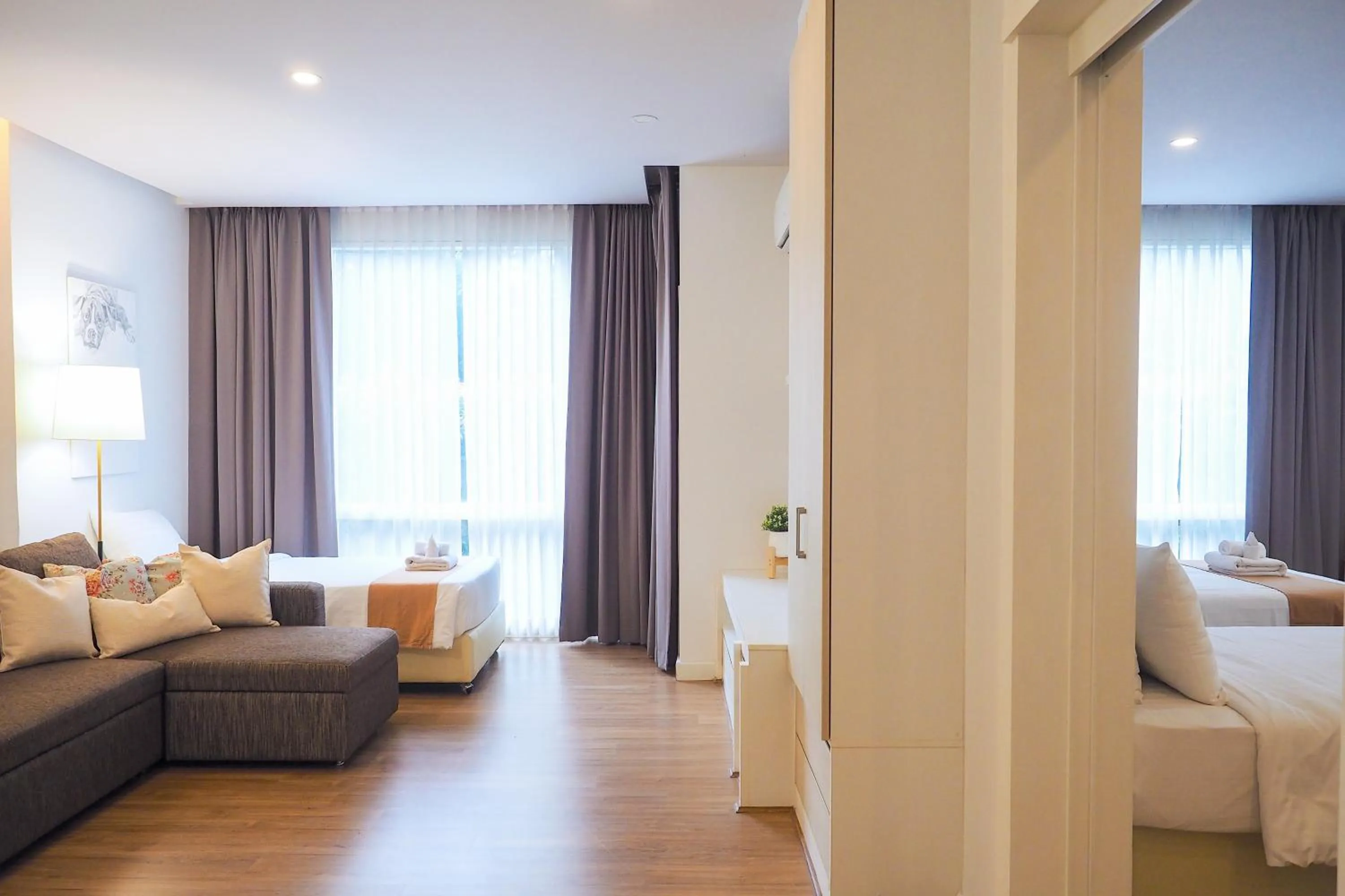 Bedroom, Bed in THE KANNAS Hotel & Serviced Apartment, Chiang Mai SHA Certified