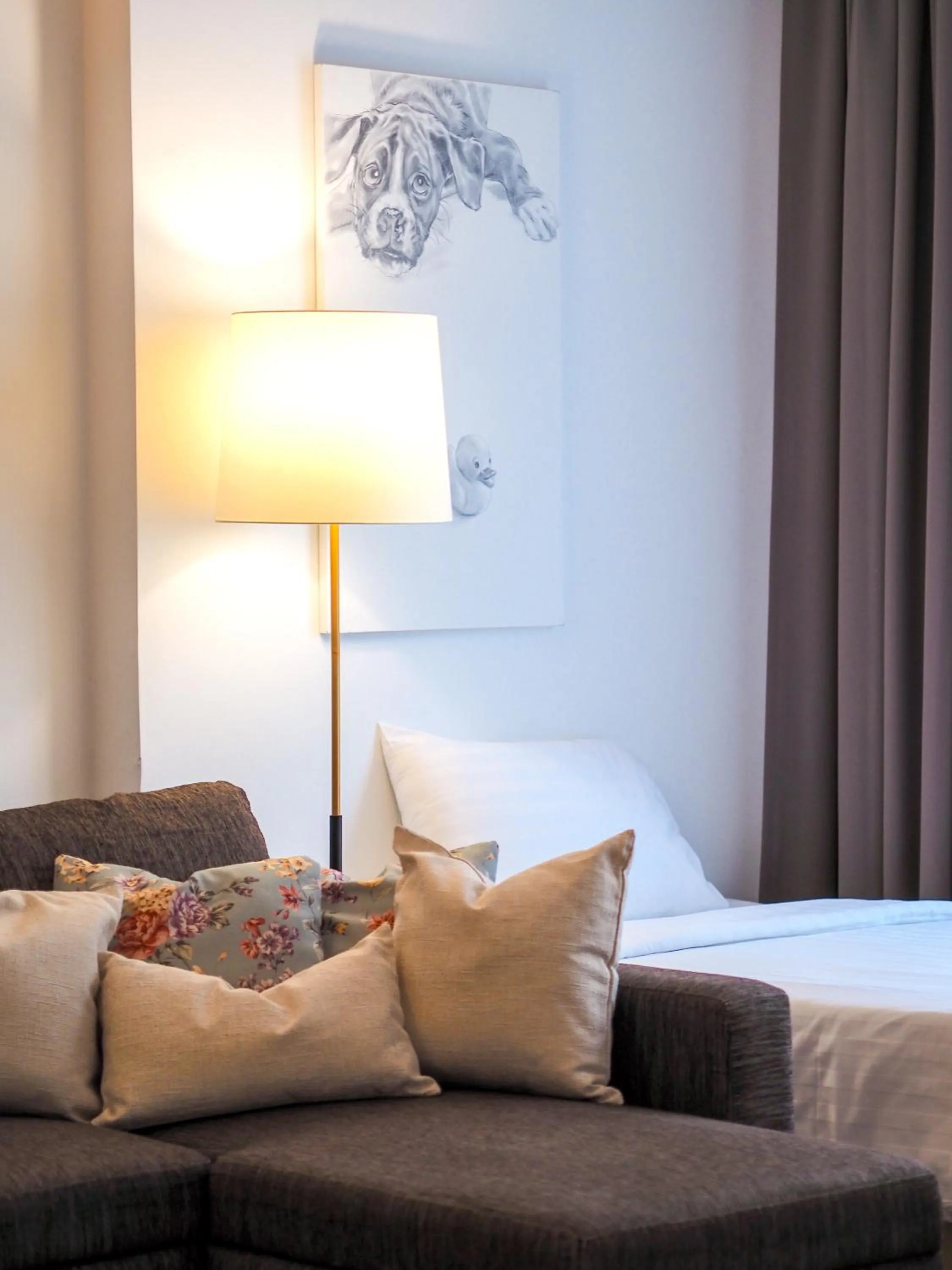 Bed in THE KANNAS Hotel & Serviced Apartment, Chiang Mai SHA Certified