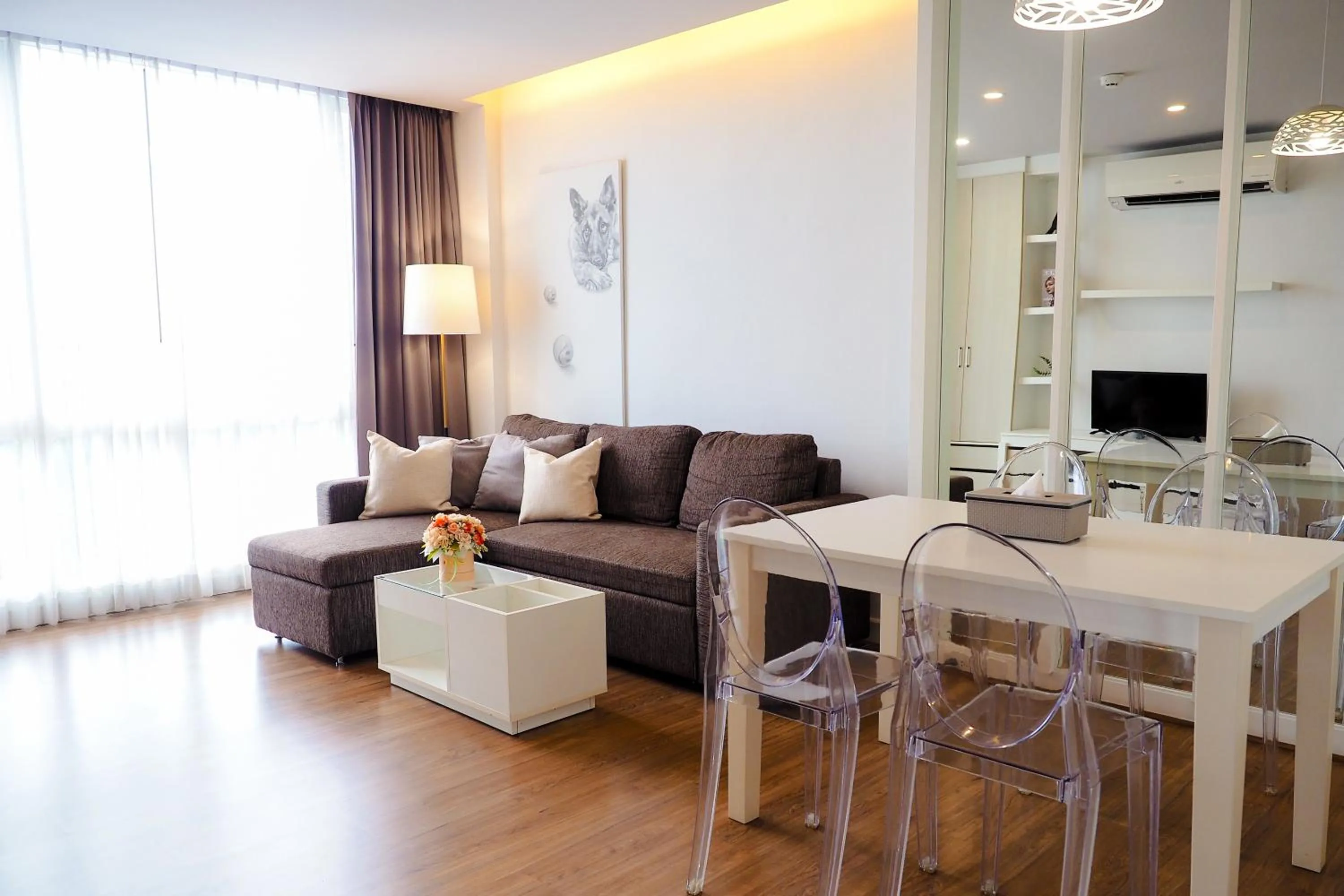 Living room in THE KANNAS Hotel & Serviced Apartment, Chiang Mai SHA Certified
