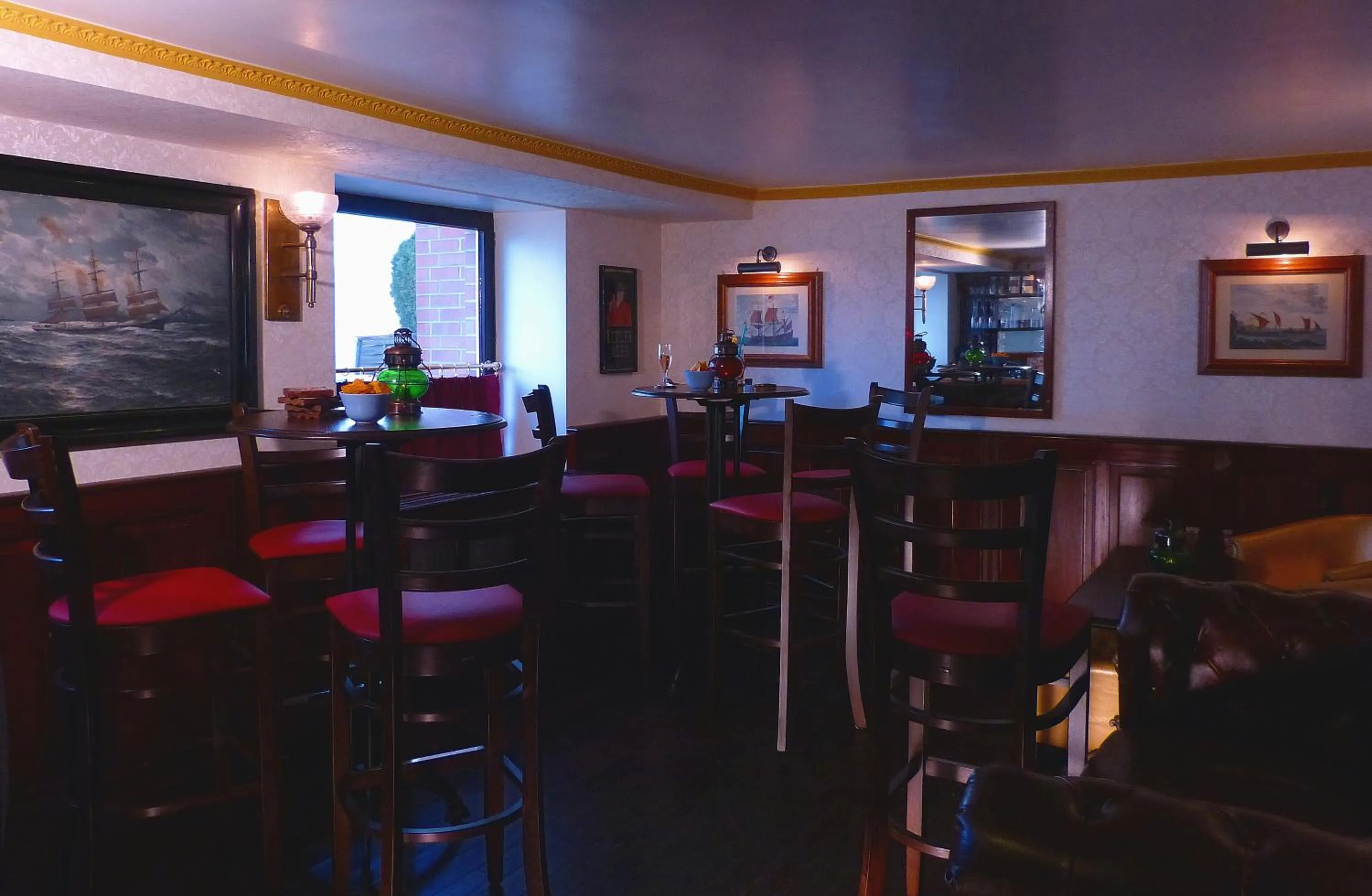 Lounge or bar in Landhaus Bolzum