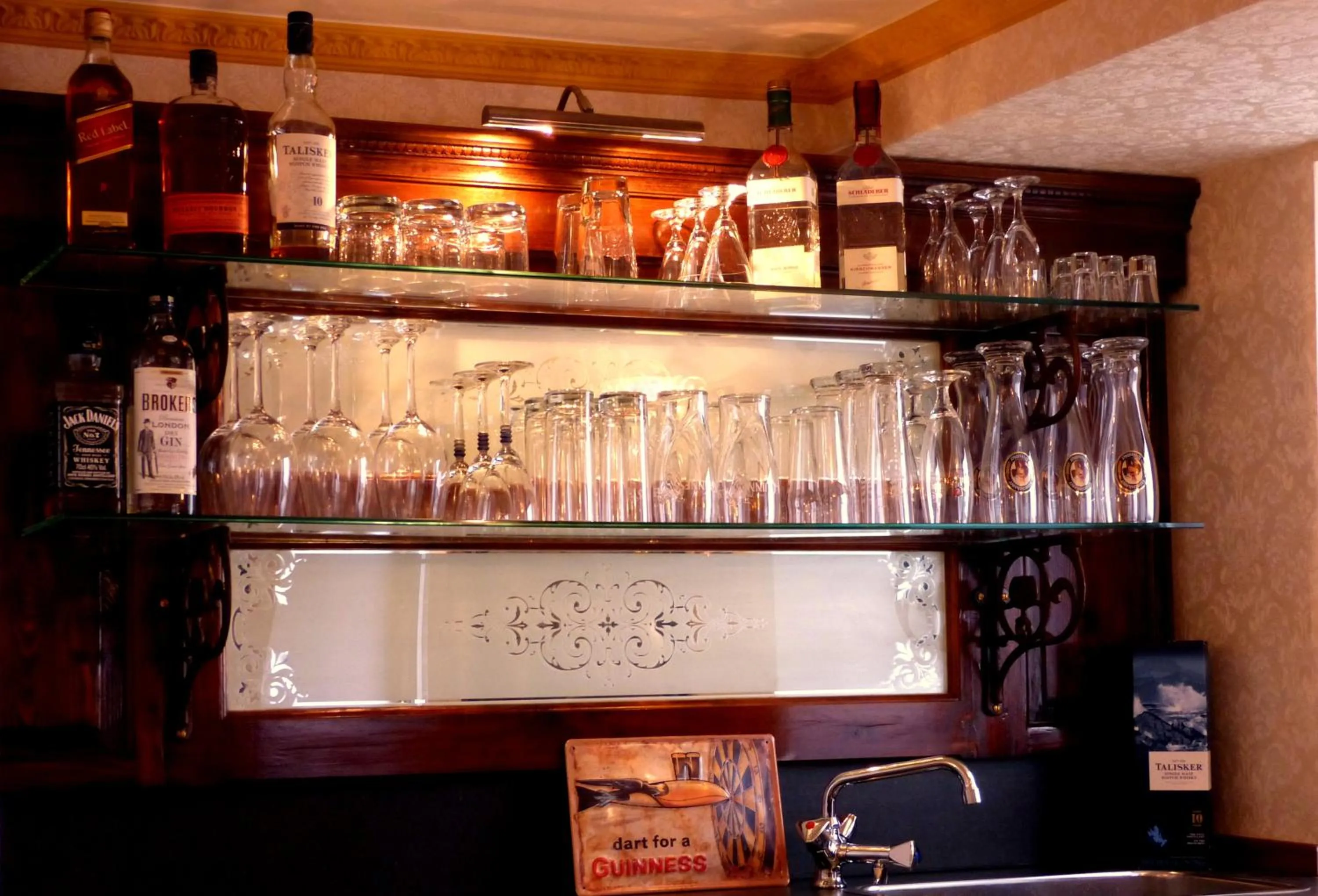 Lounge or bar in Landhaus Bolzum