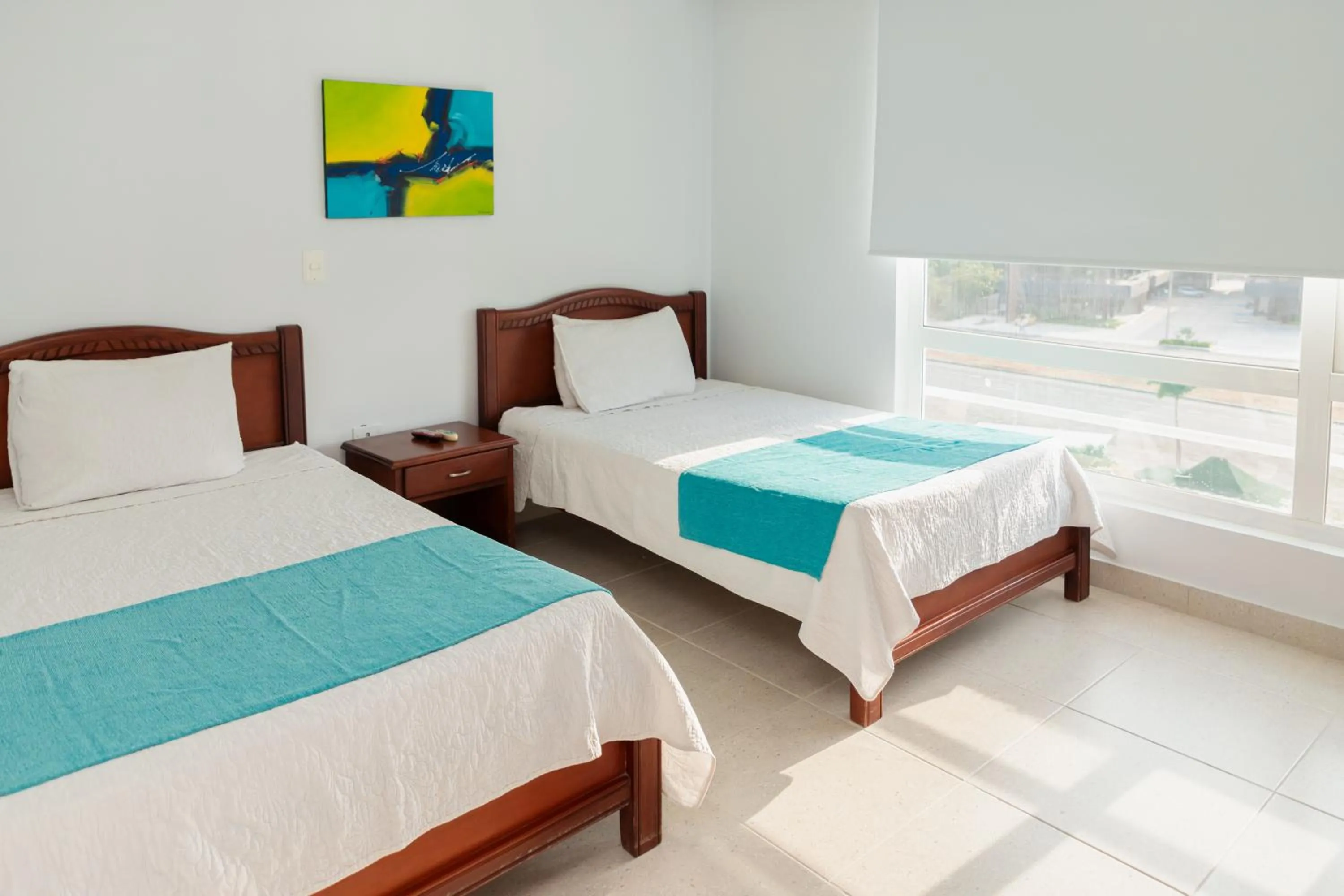 Bed in Sanha Plus Hotel