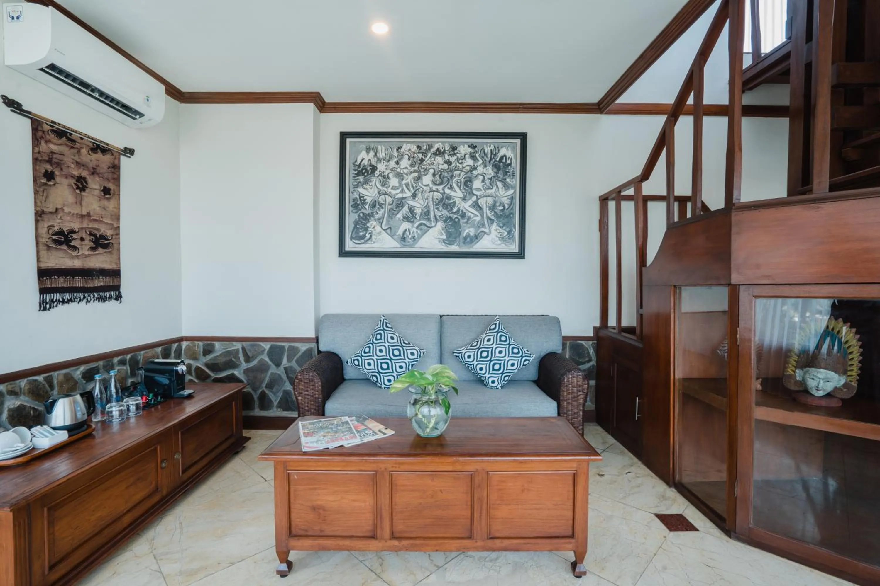 Living room in Ramayana Candidasa Beach Resort