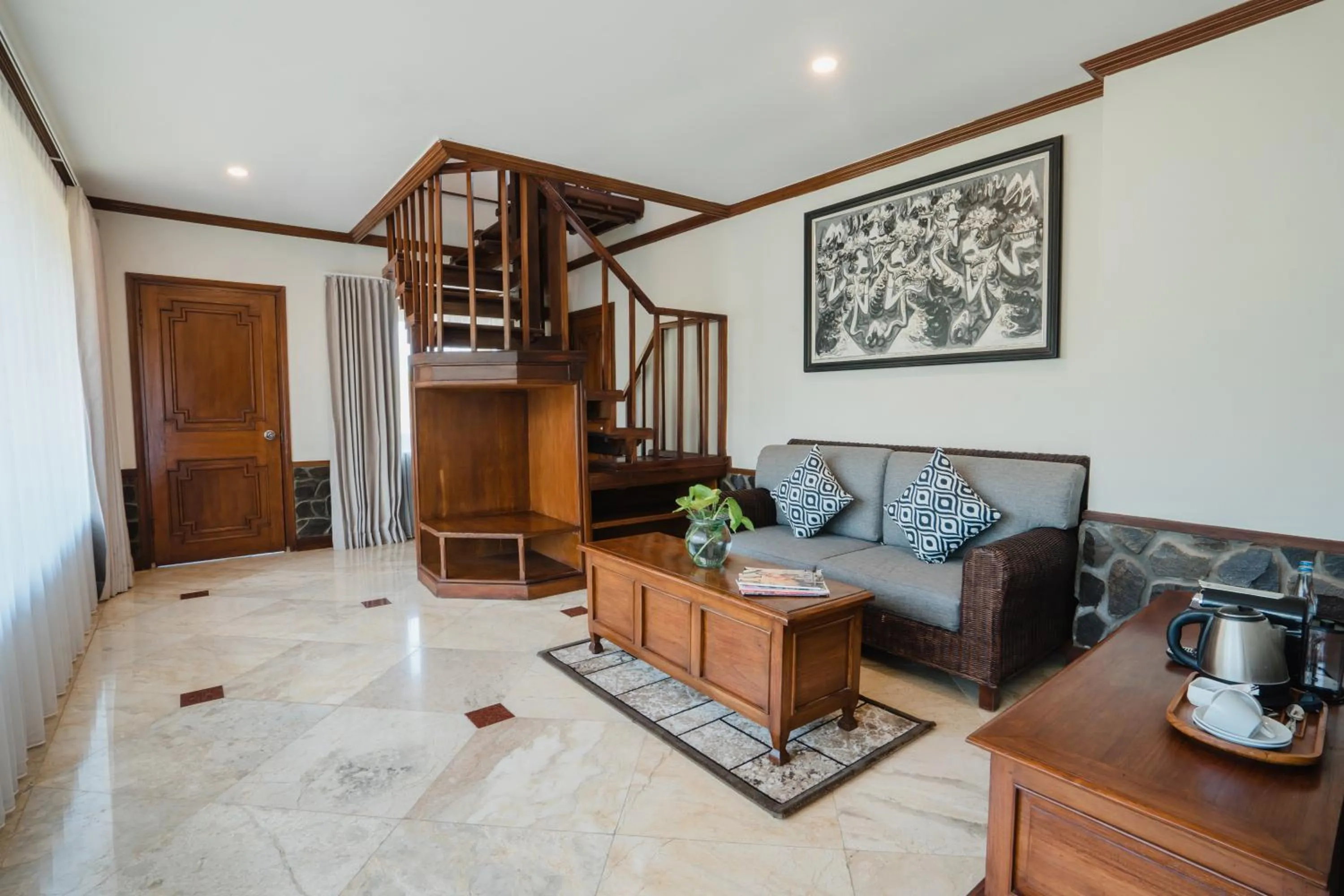 Living room in Ramayana Candidasa Beach Resort