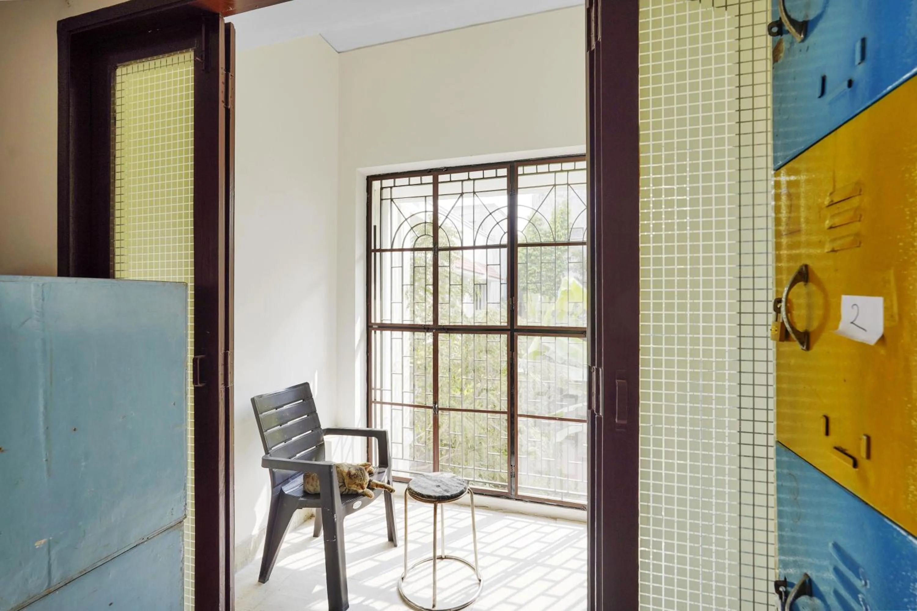 Seating area in Hostel Gandhi