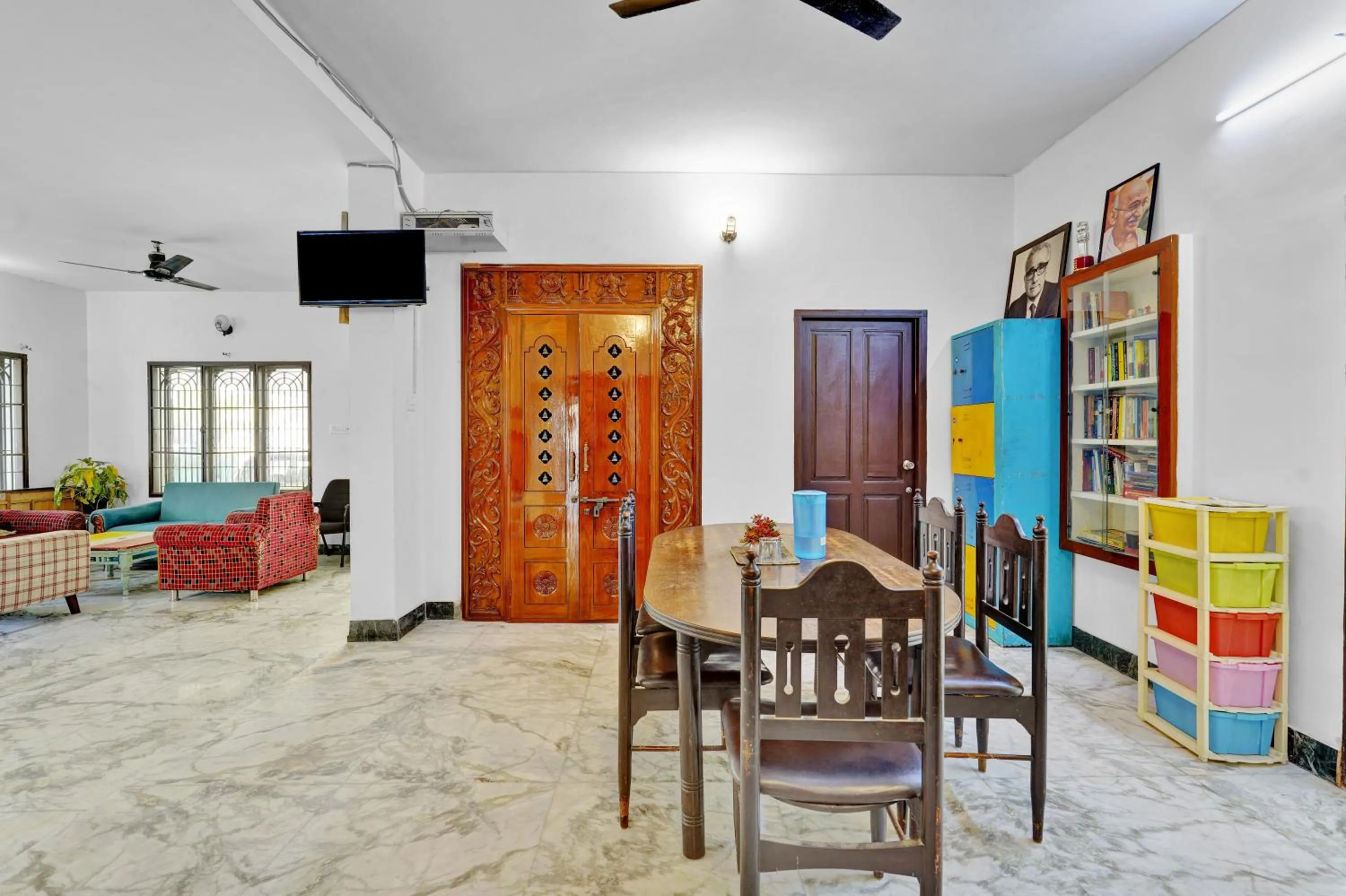 Living room in Hostel Gandhi