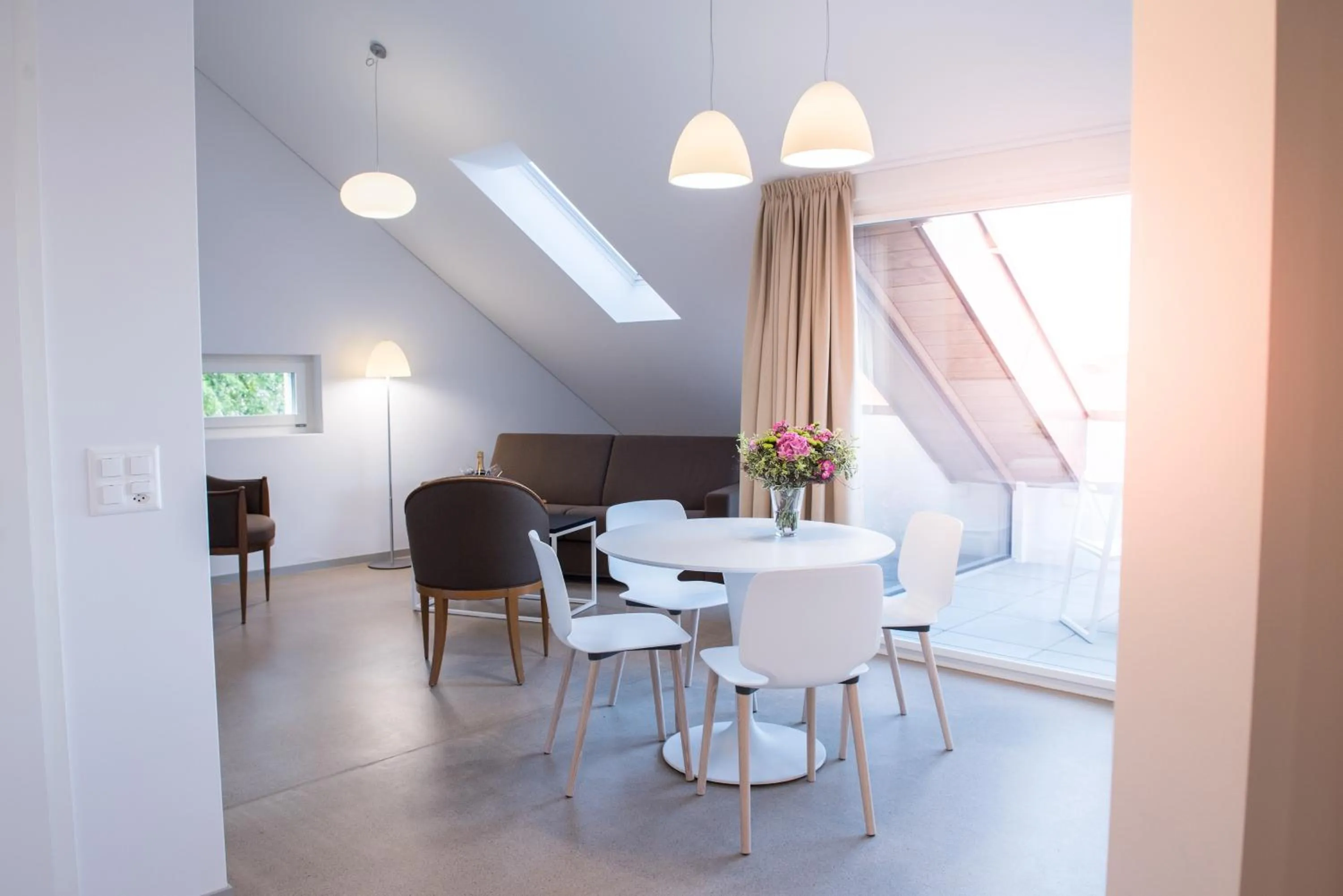 Living room in Hôtel la Croix Blanche