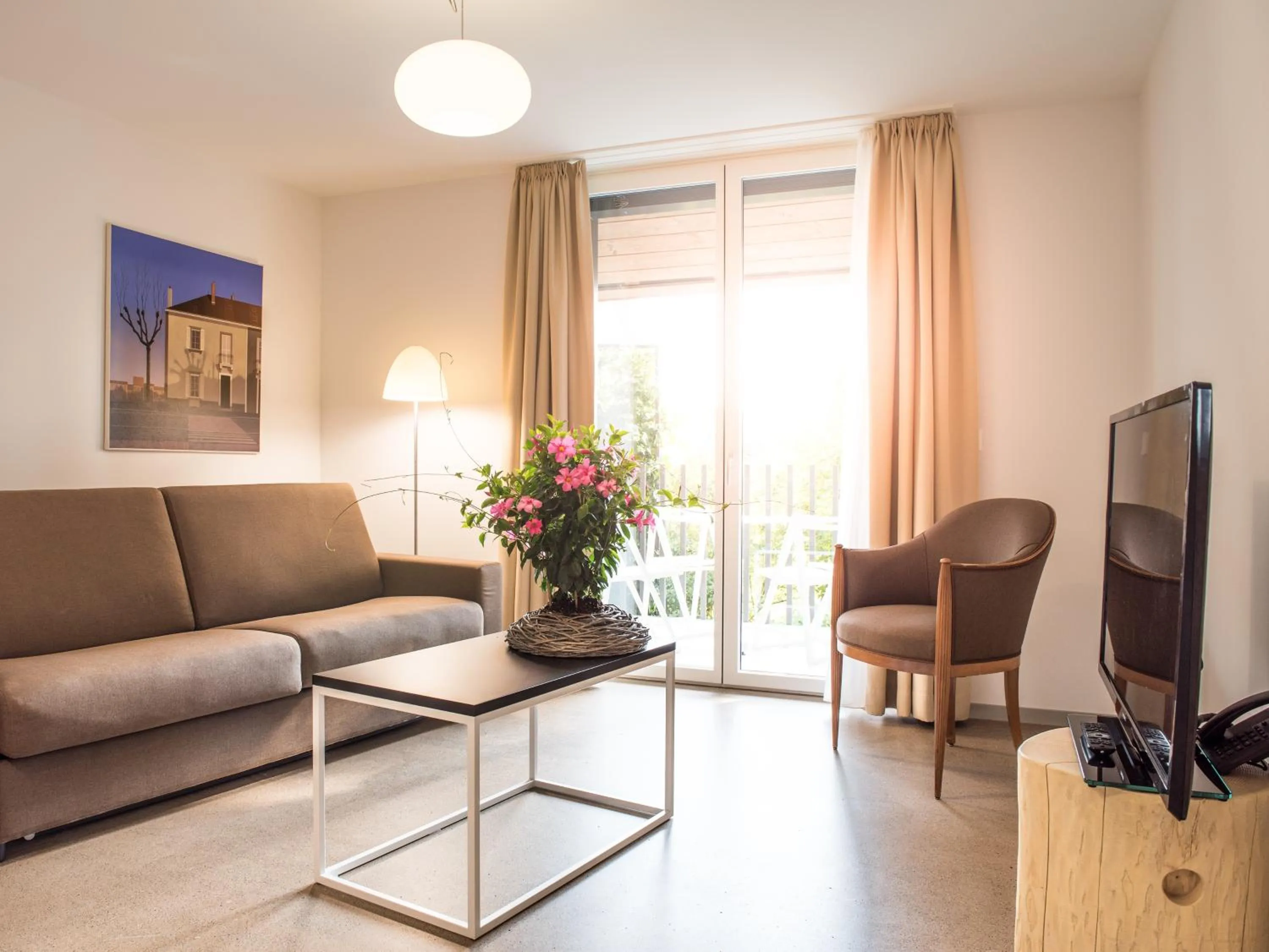 Living room in Hôtel la Croix Blanche