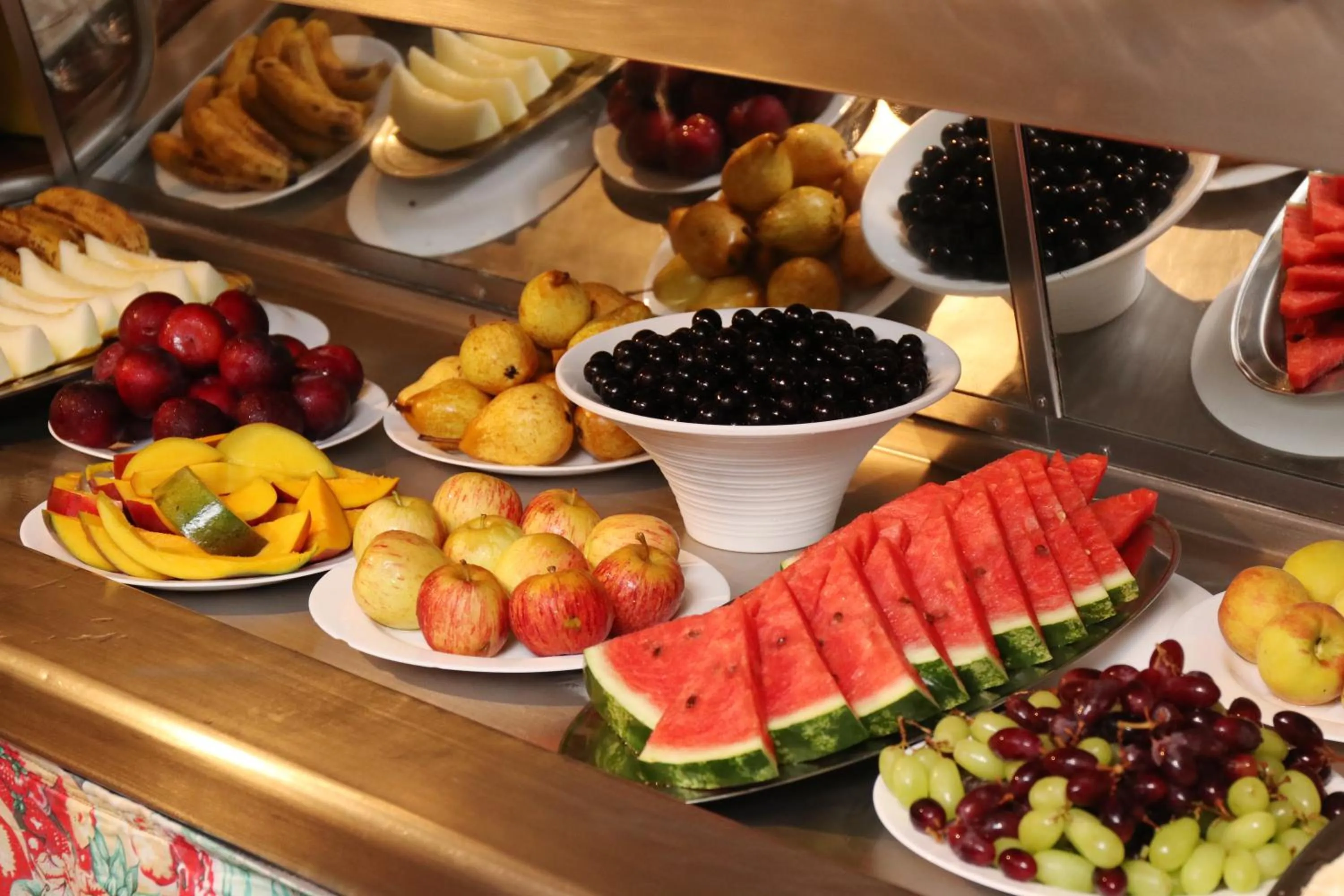 Buffet breakfast in Delphin Beach Hotel