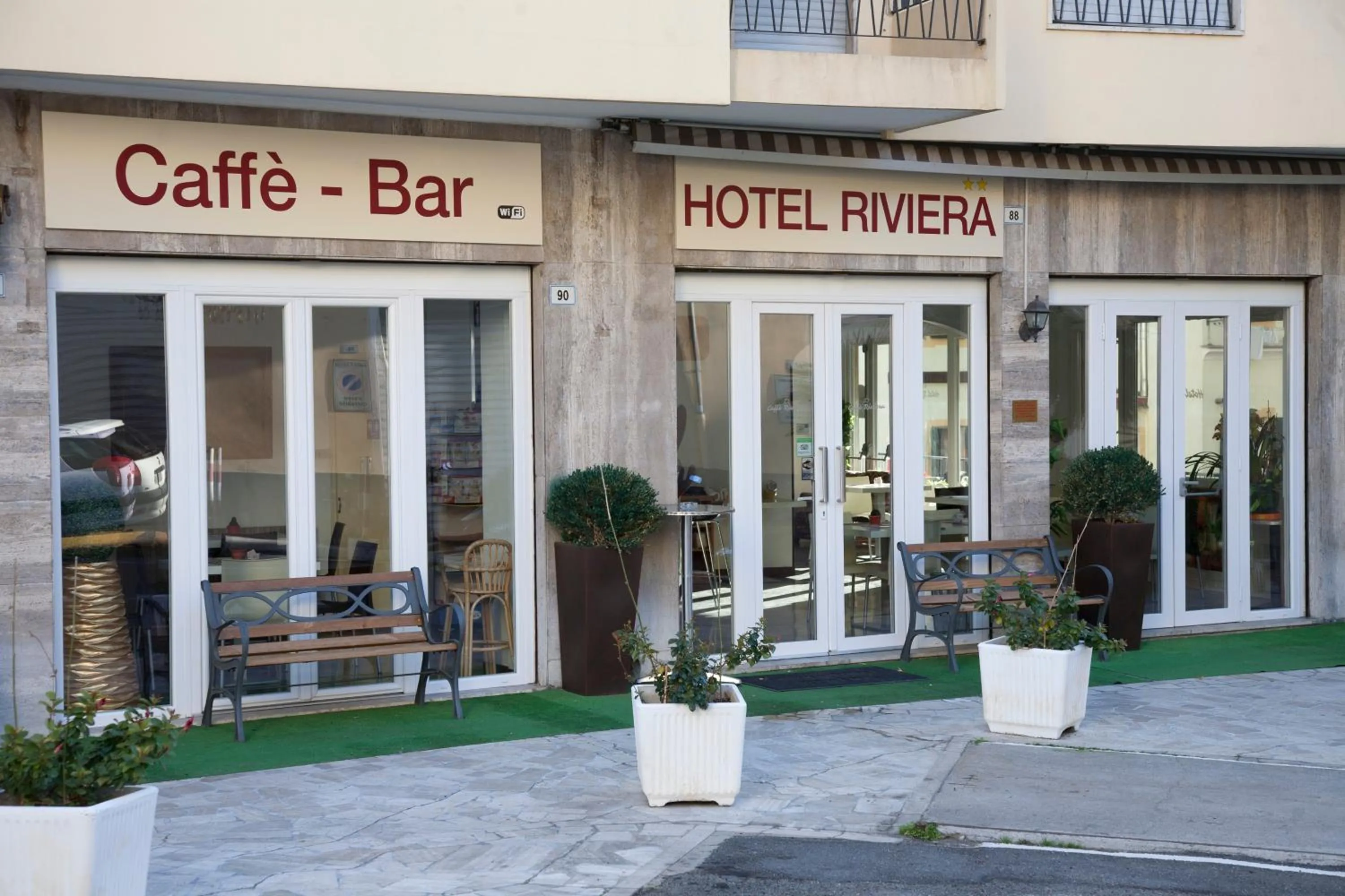 Patio in Hotel Riviera Sanremo