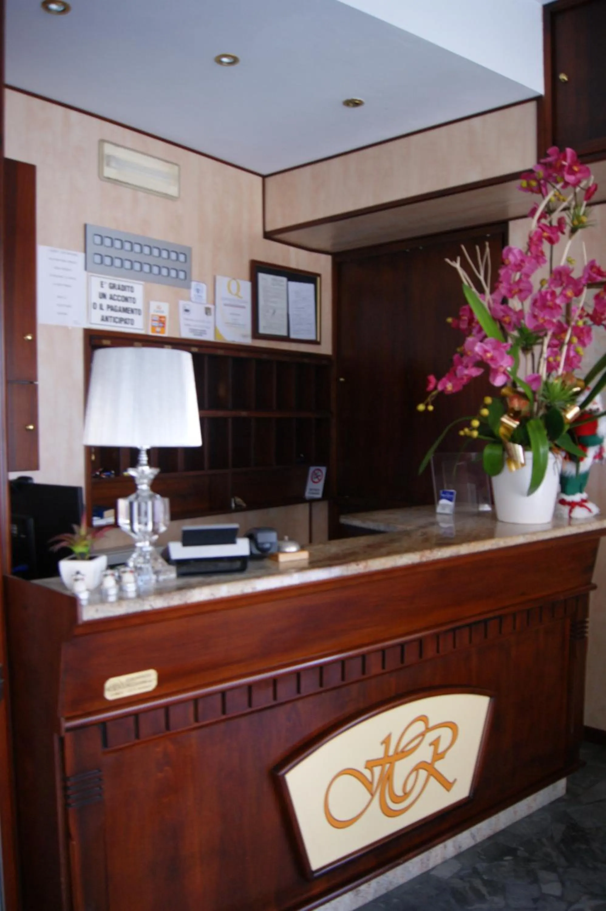 Lobby or reception in Hotel Riviera Sanremo