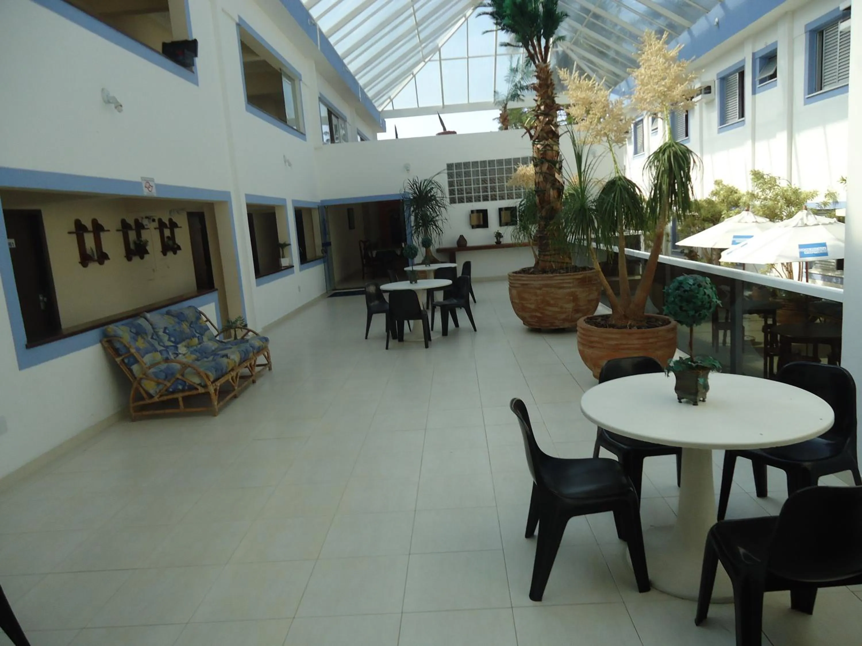 Patio in Charme Hotel Guarujá Frente Mar