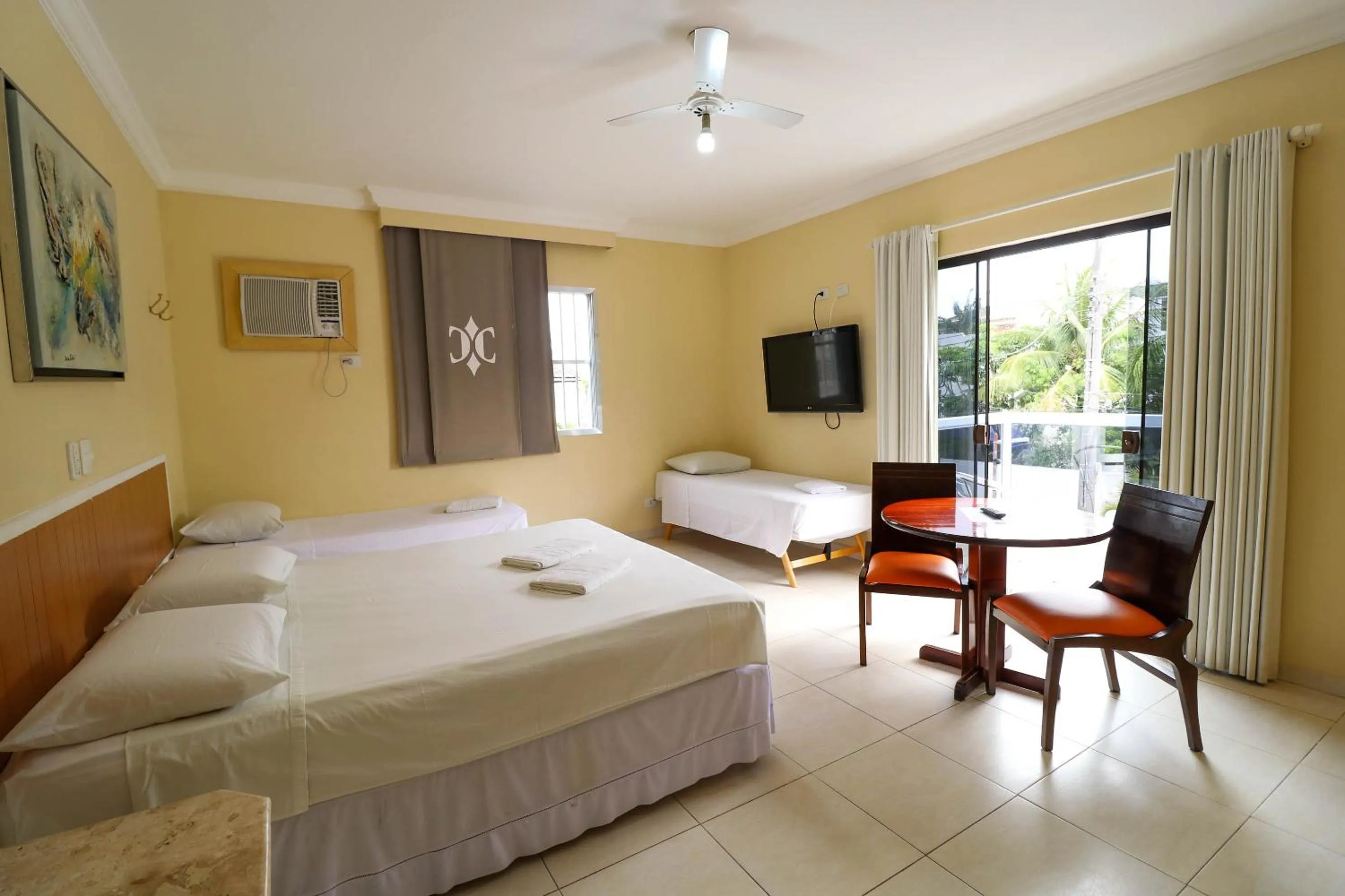 Bed in Charme Hotel Guarujá Frente Mar