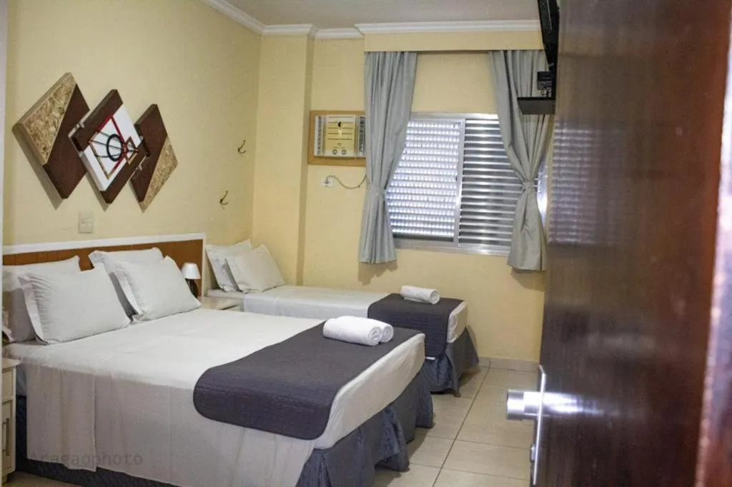 Bed in Charme Hotel Guarujá Frente Mar
