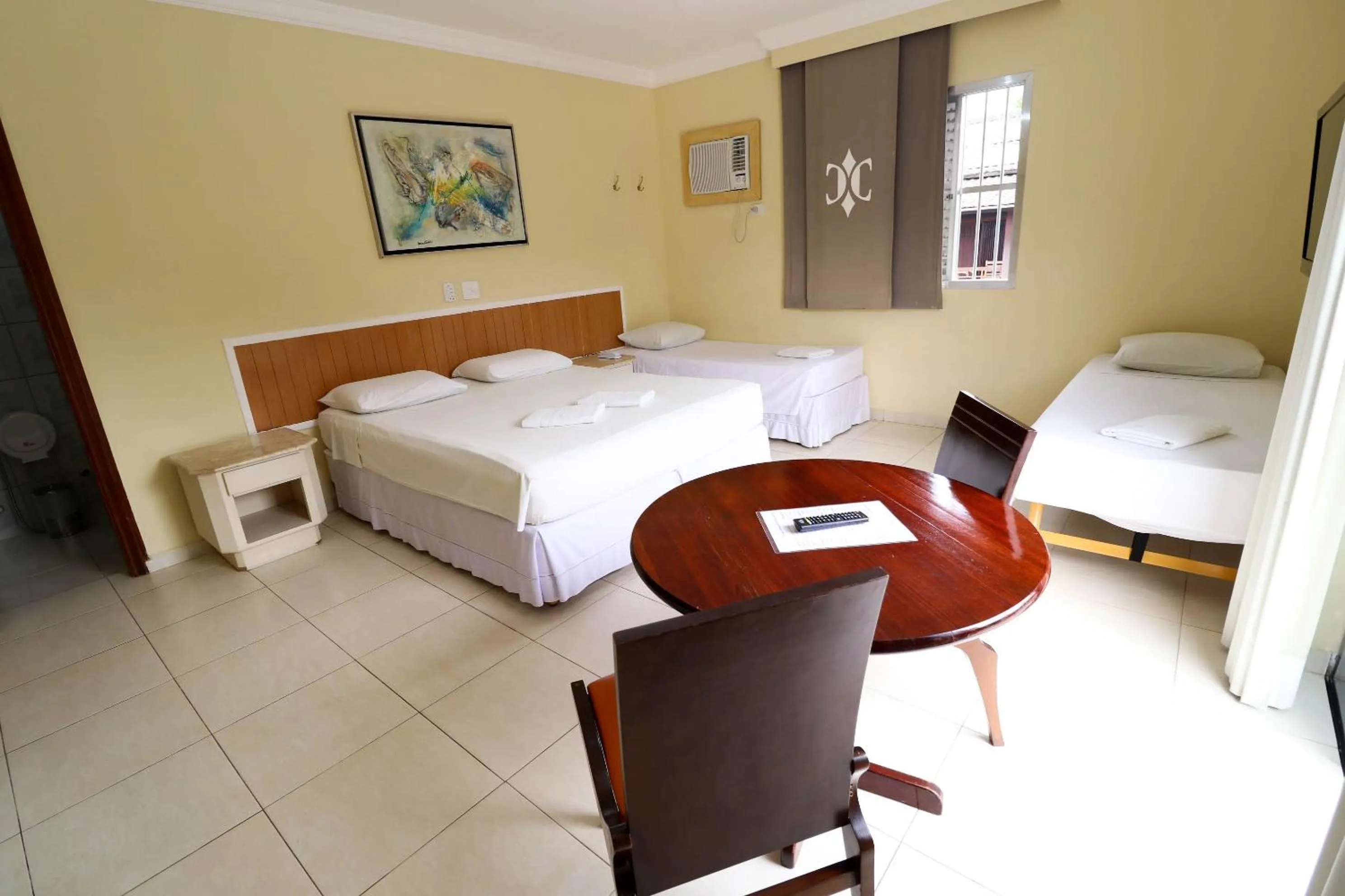 Bed in Charme Hotel Guarujá Frente Mar